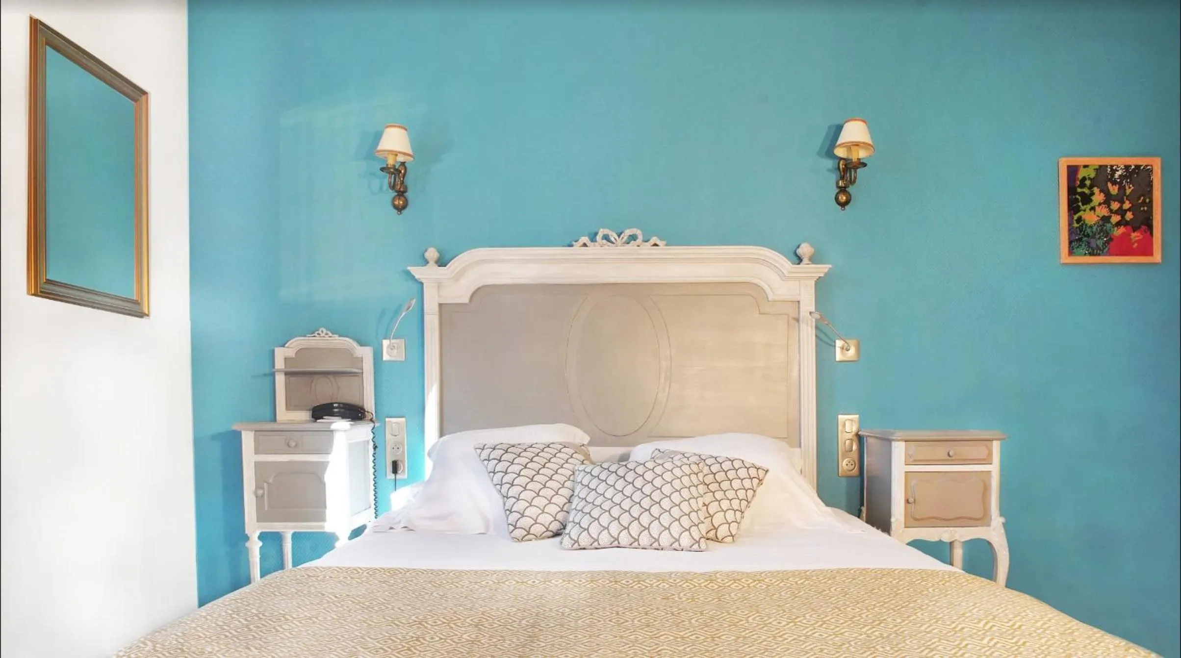 Bed in Le Mas des Citronniers