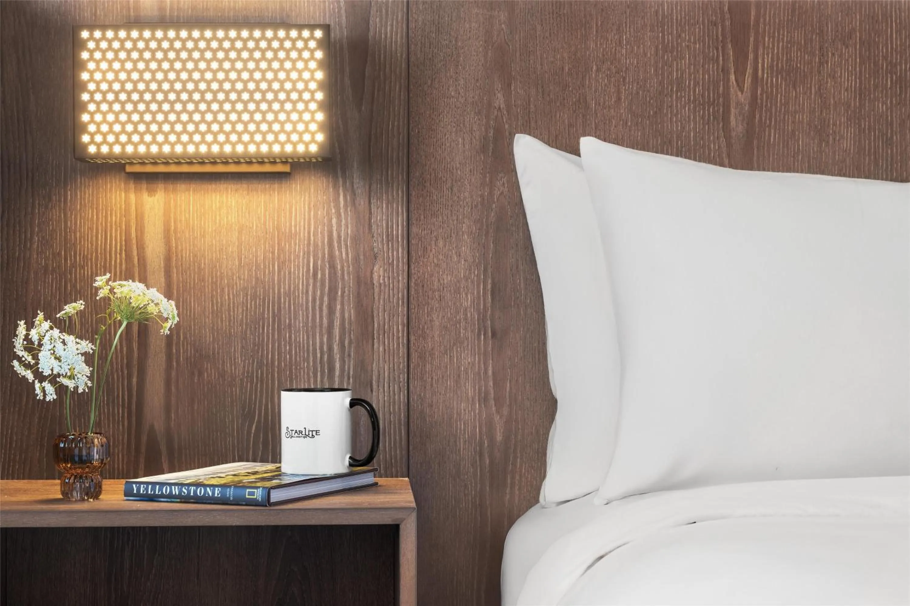 Bed in Starlite Yellowstone, Tapestry Collection by Hilton