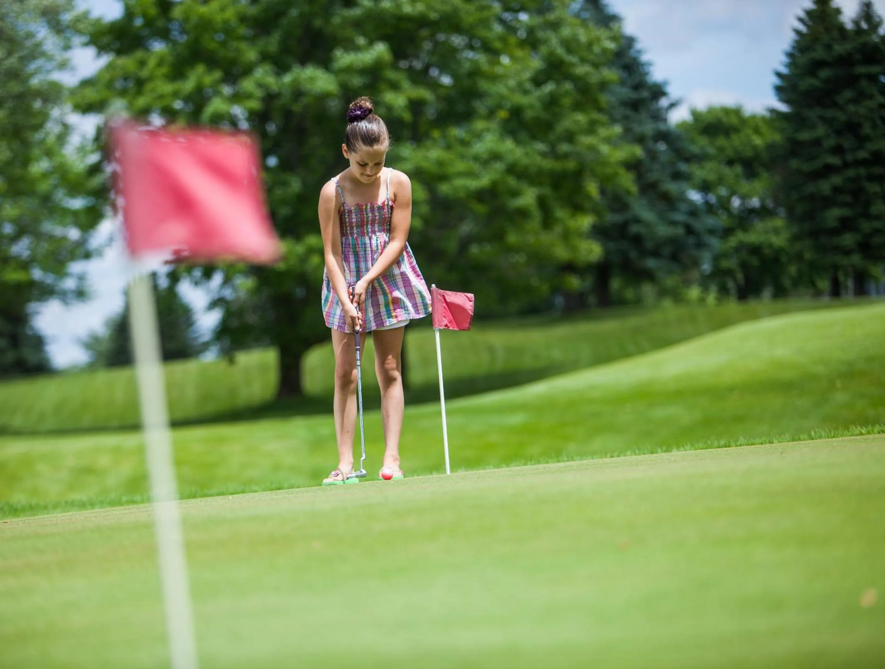 Facade/entrance in Evergreen Resort