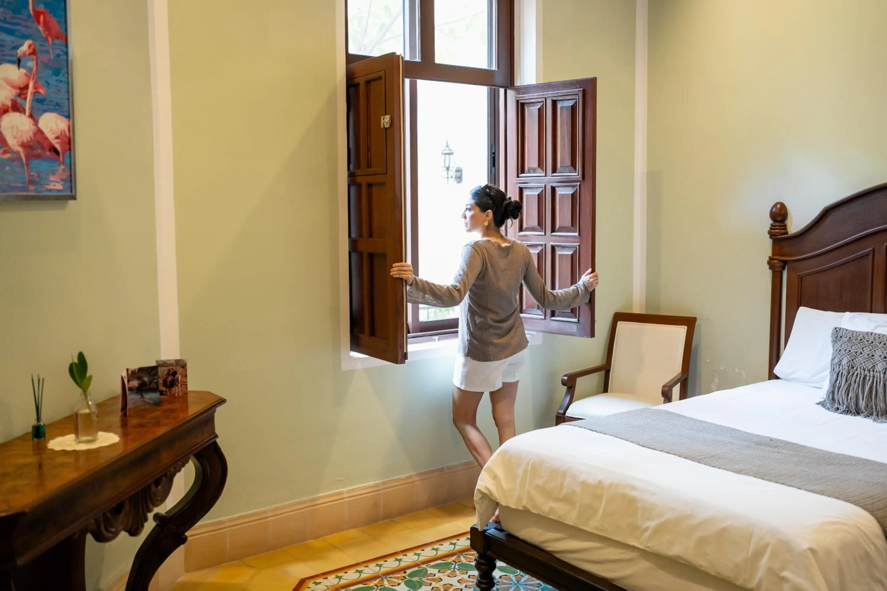 Bed in Casa Tavera- Adults Only