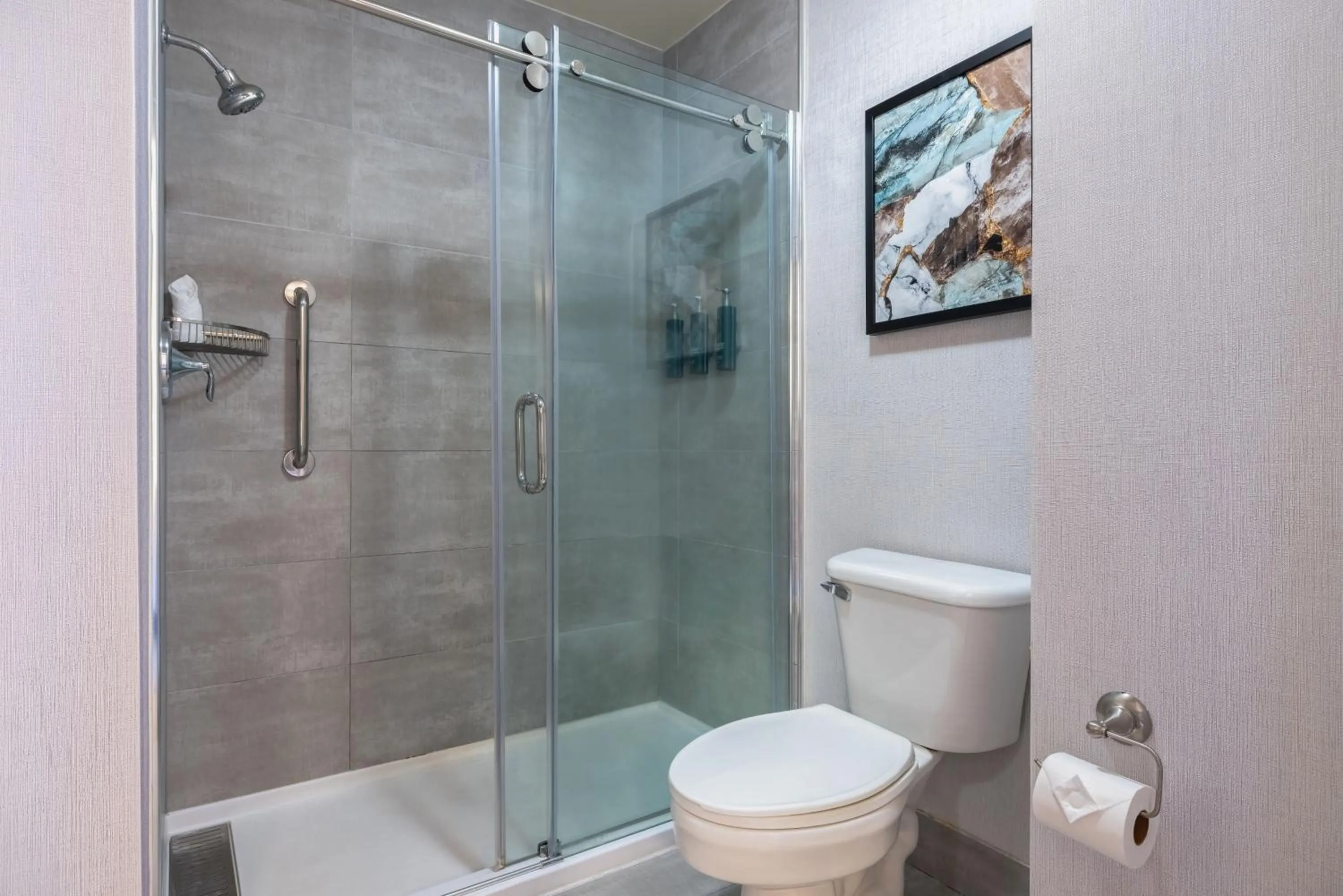 Shower in The Newberry Hotel Bend, Tapestry Collection by Hilton