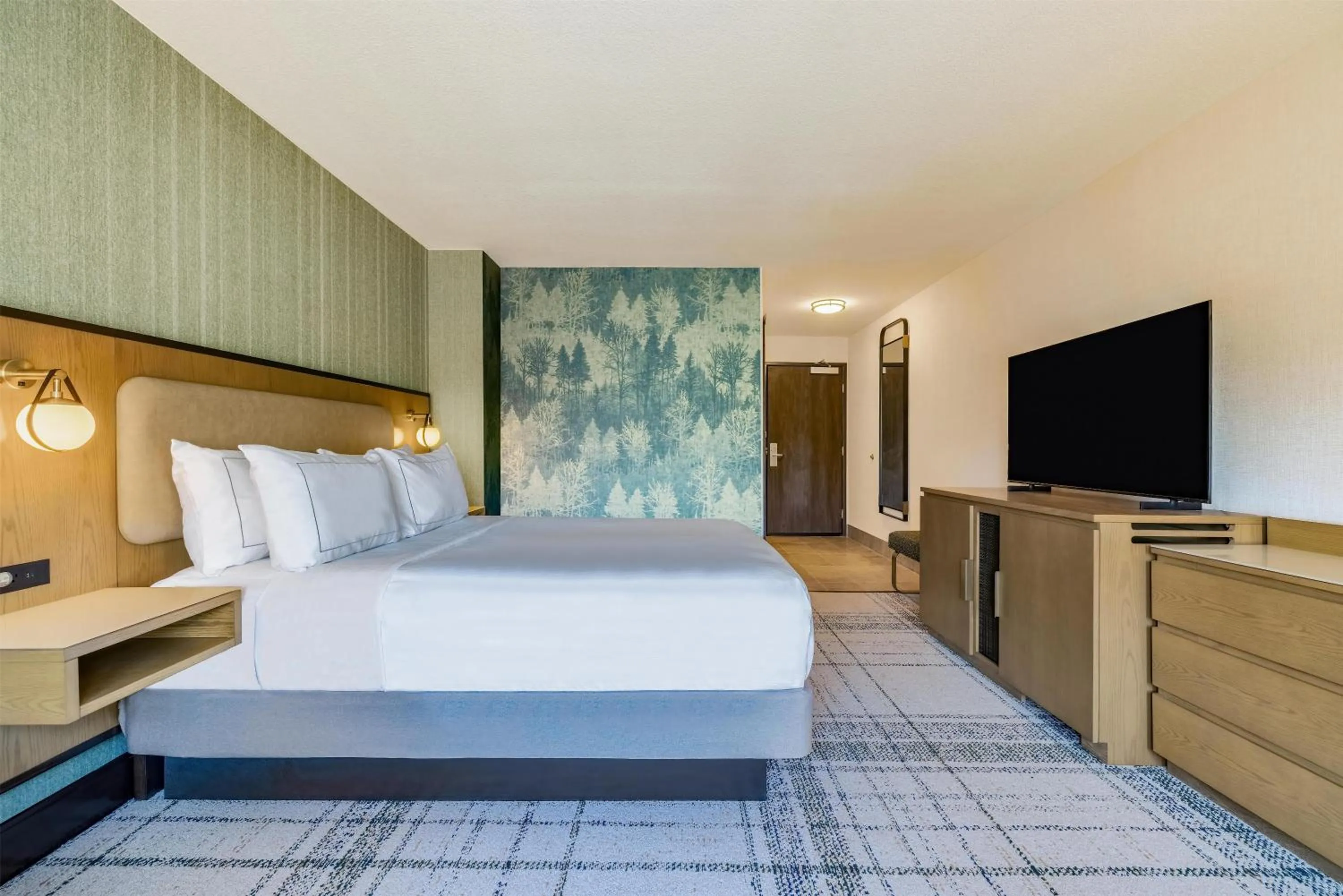 Bed in The Newberry Hotel Bend, Tapestry Collection by Hilton