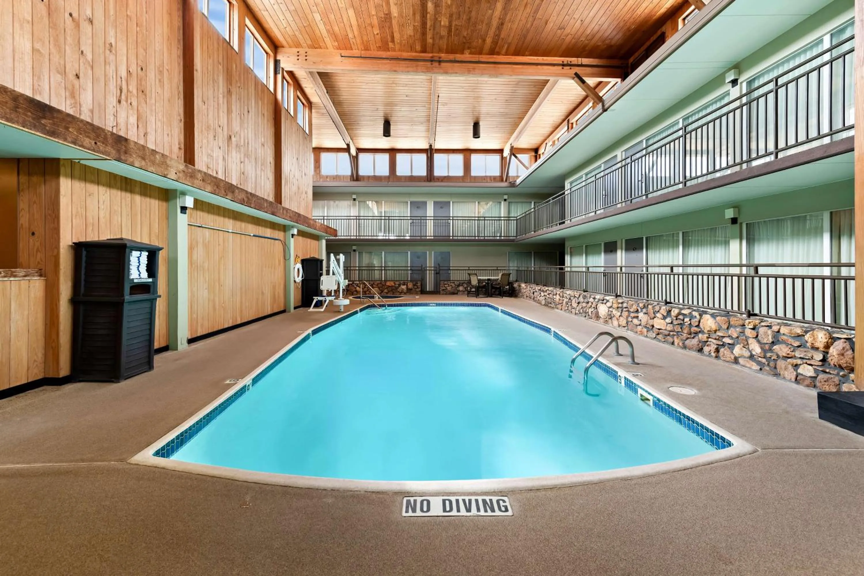 Pool view in Best Western State Fair Inn