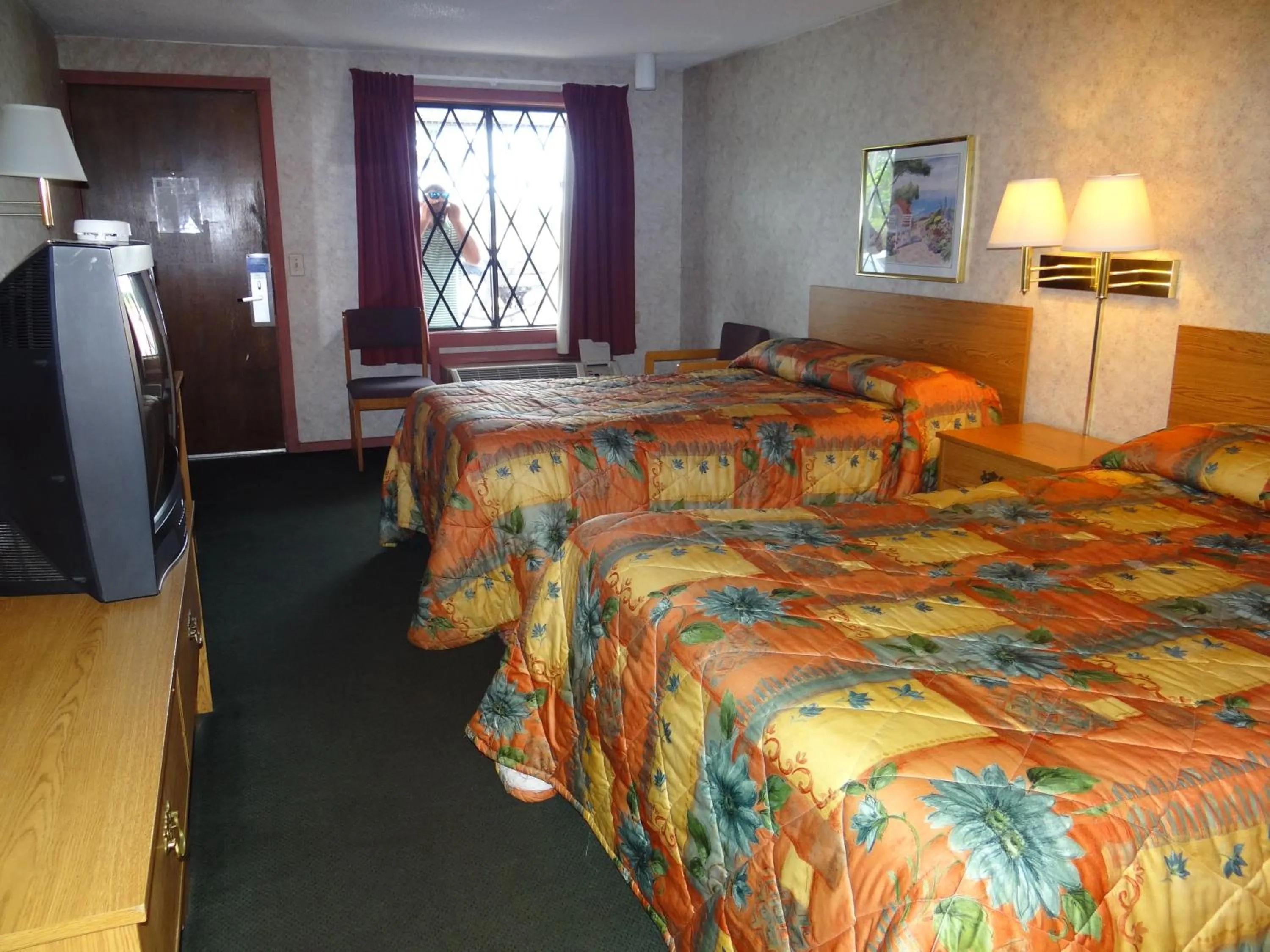 Bed in Motel 6-Hamburg, NY