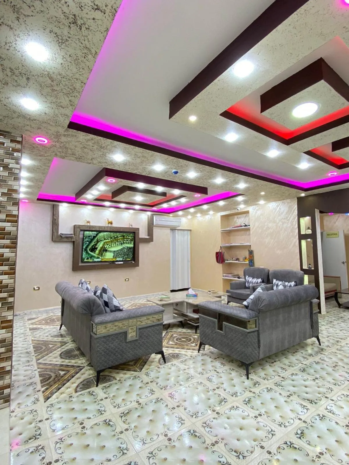 Lobby or reception in Petra Guests Hotel