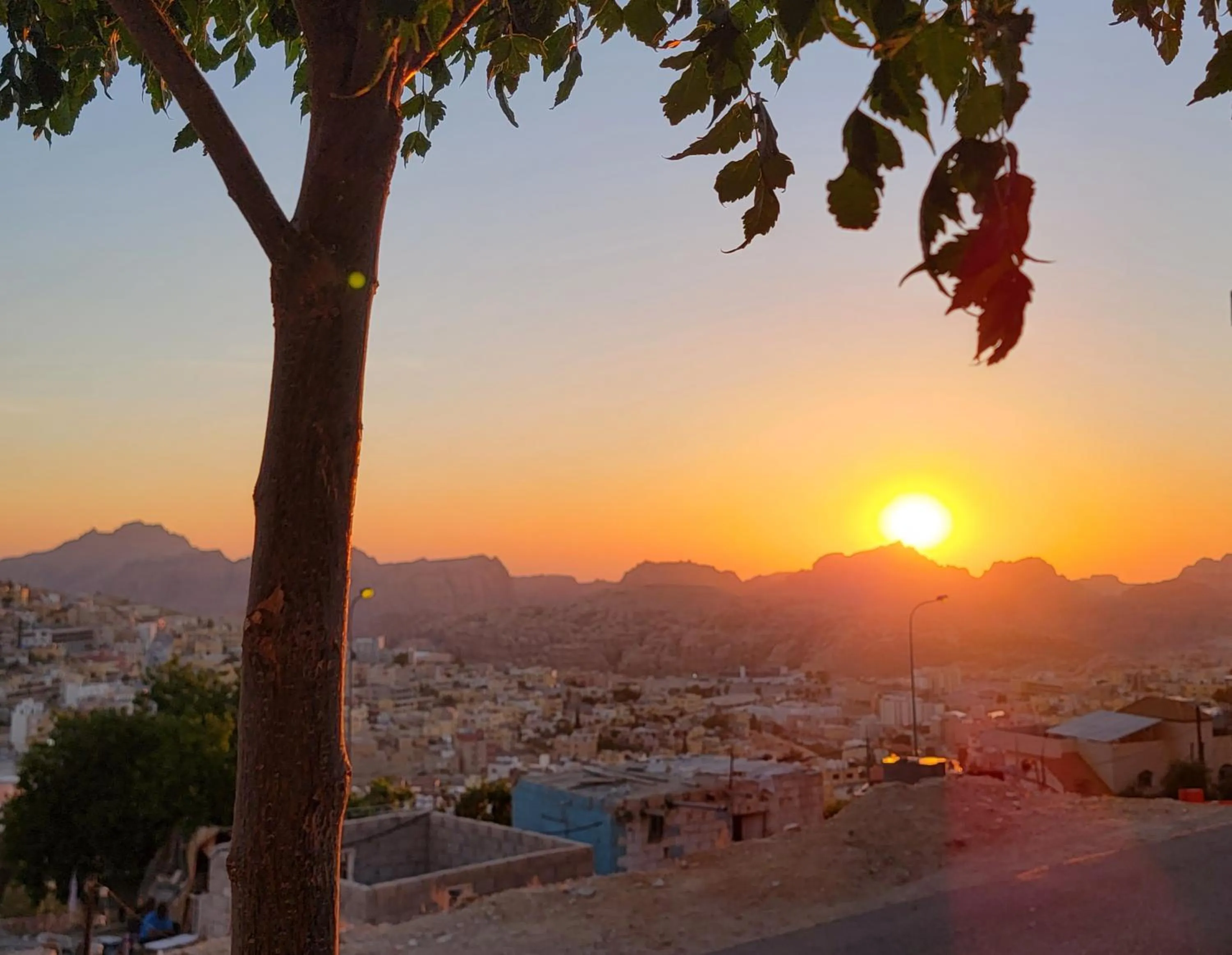 Sunset in Petra Guests Hotel