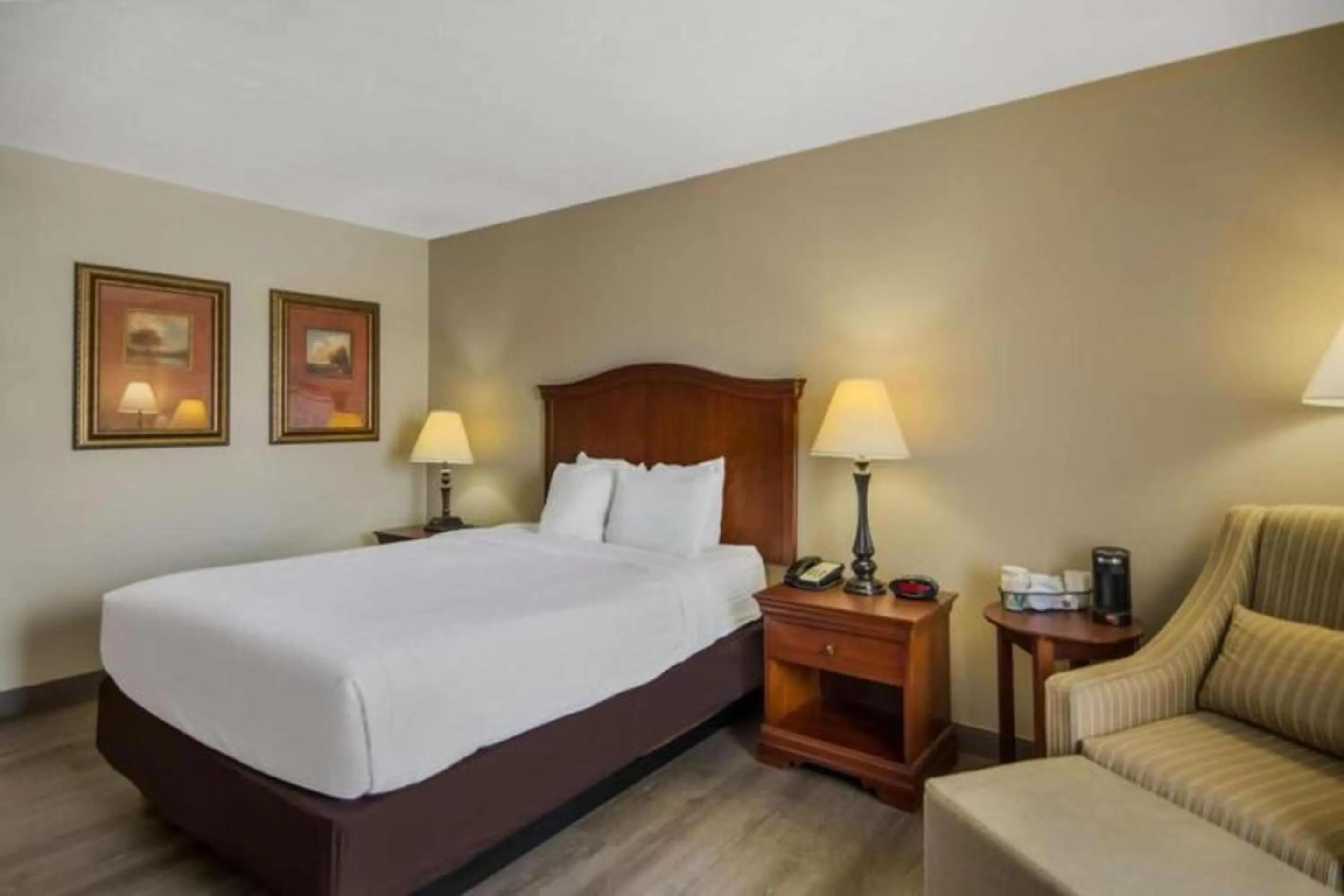 Bed in Motel 6 Stafford VA Quantico