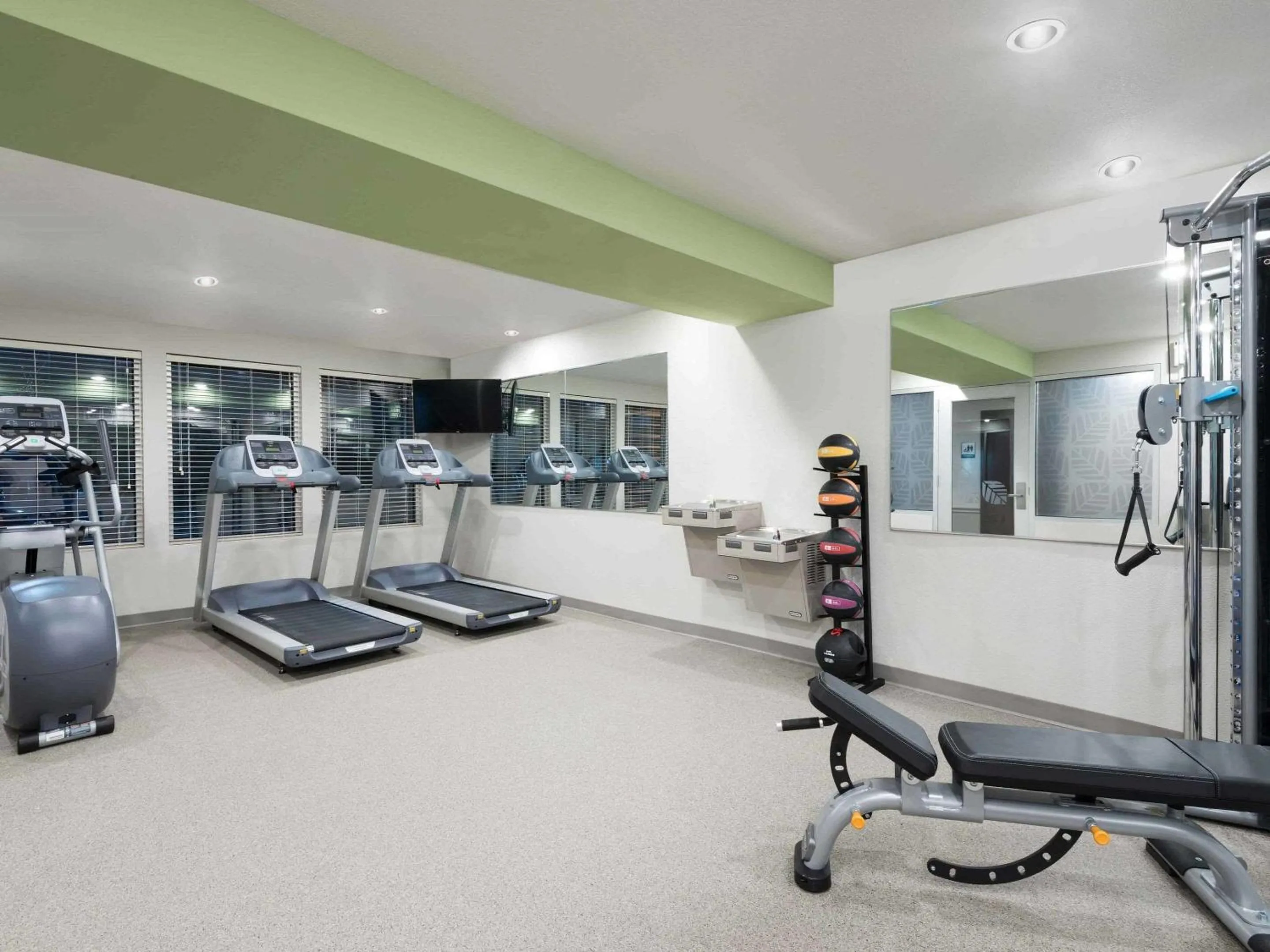 Fitness centre/facilities in WoodSpring Suites Fort Worth Fossil Creek