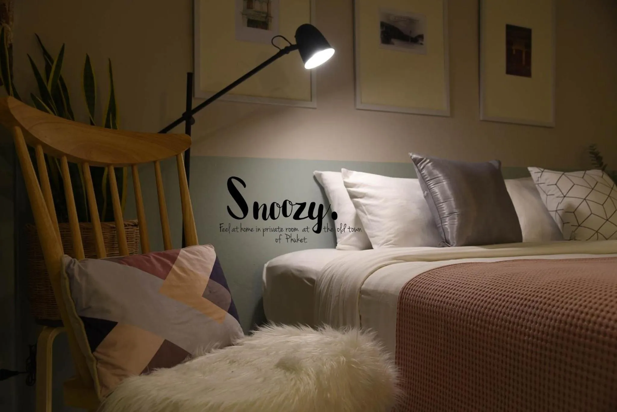 Bed in Snoozy Guesthouse