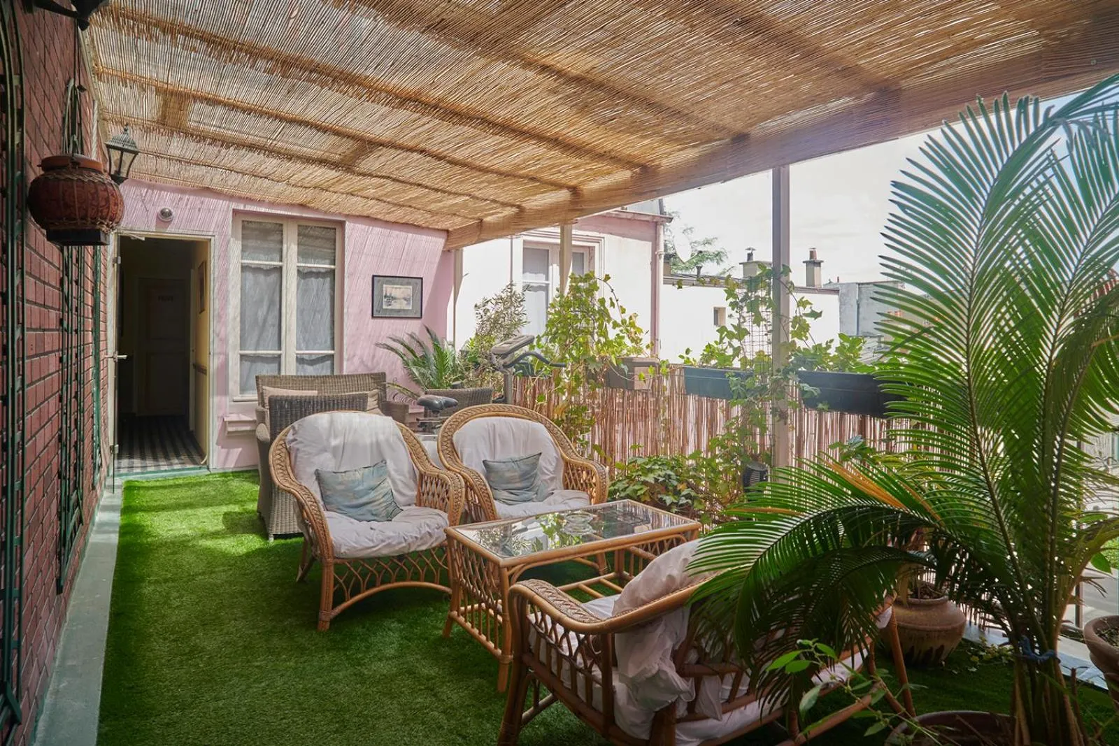 Balcony/Terrace in Hôtel Poussin