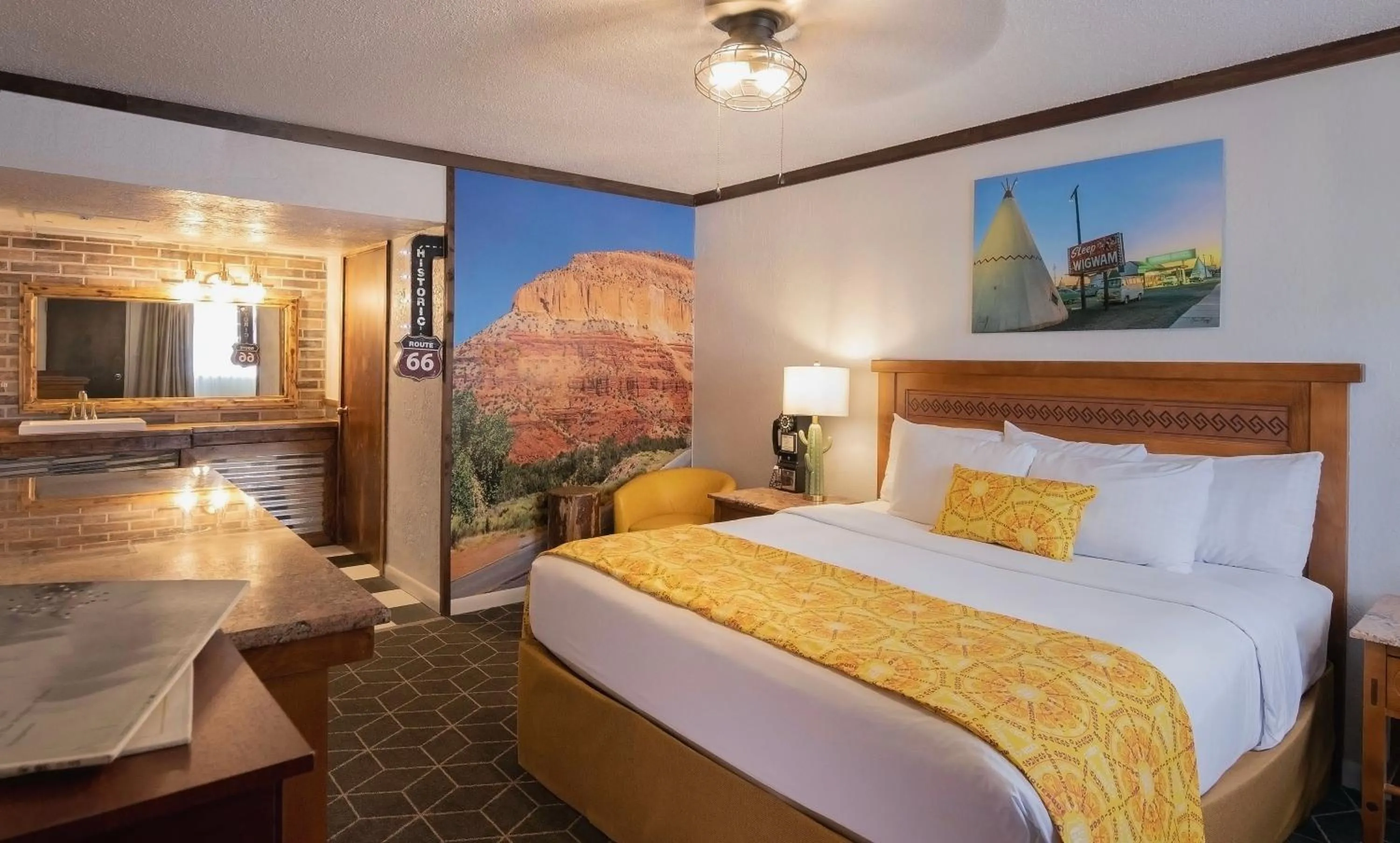 Bed in Hotel El Rancho