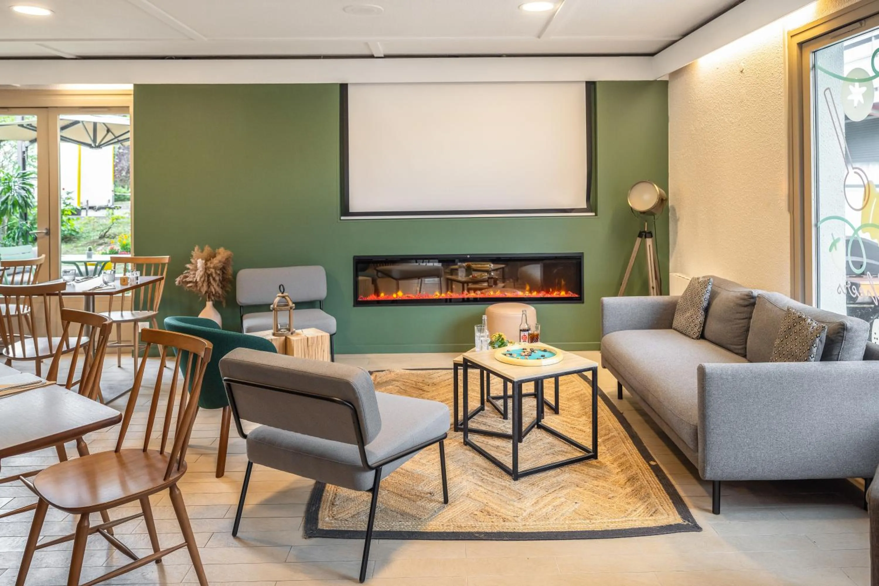 Living room in Campanile Nature - Taverny