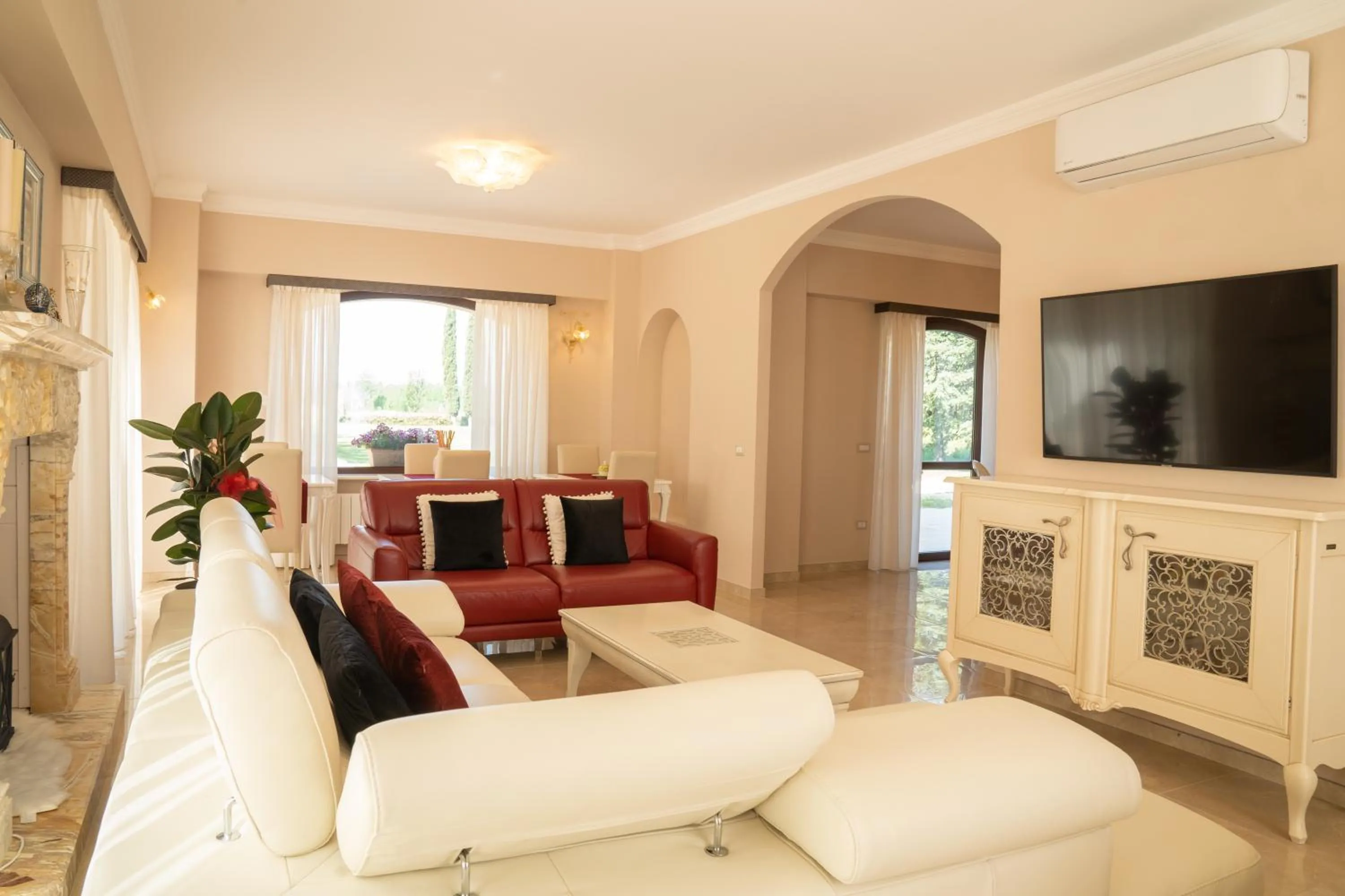 Communal lounge/ TV room in Il Castellaccio