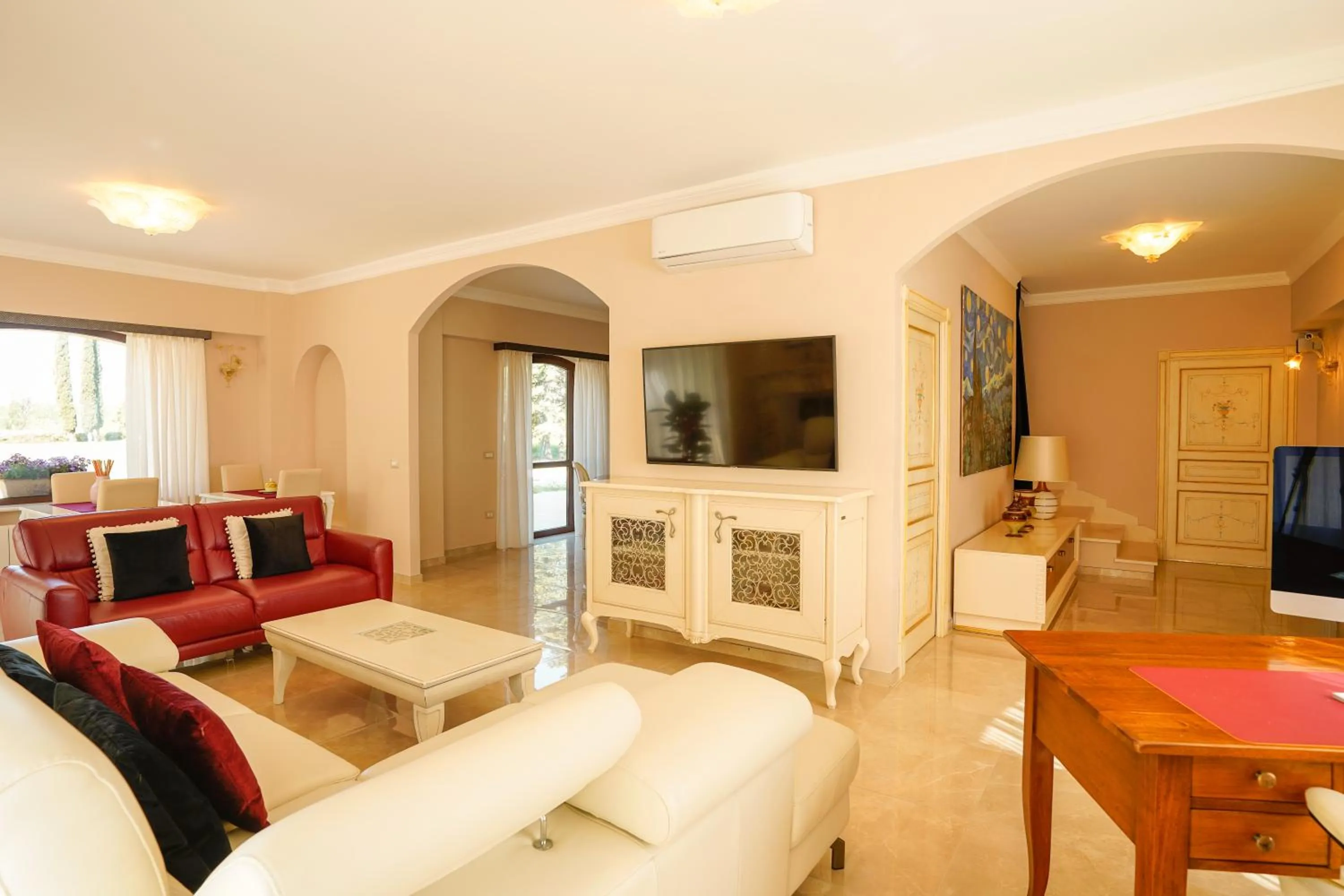 Communal lounge/ TV room in Il Castellaccio