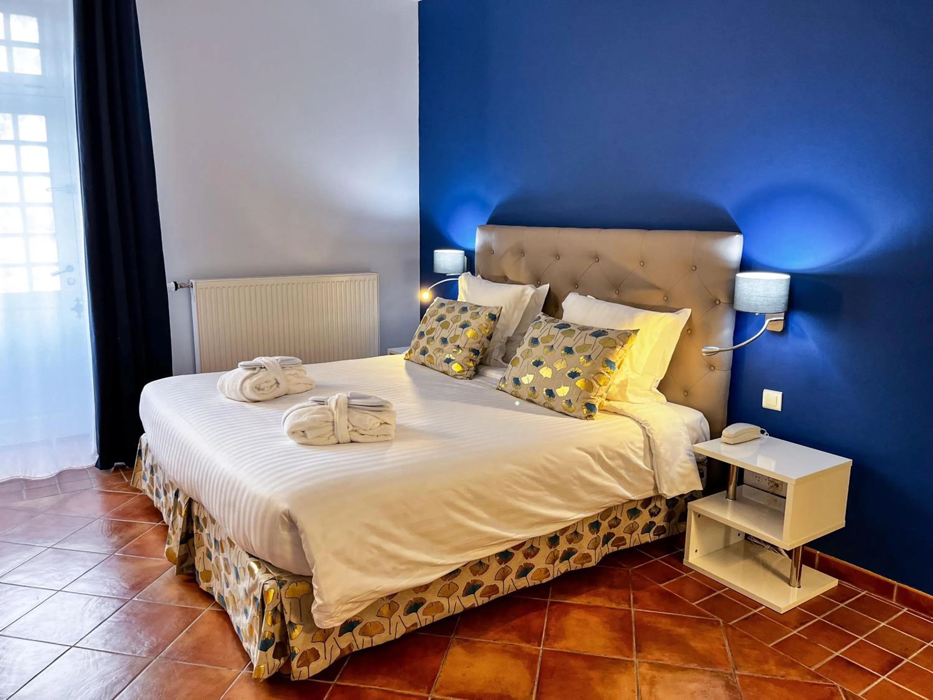 Bed in Hôtel Le Château Fort de Sedan