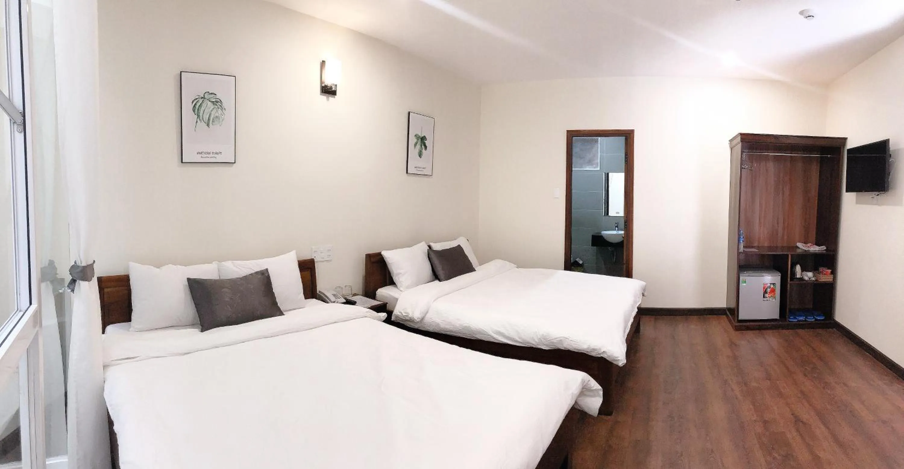 Bed in Le Grey Dalat Hotel