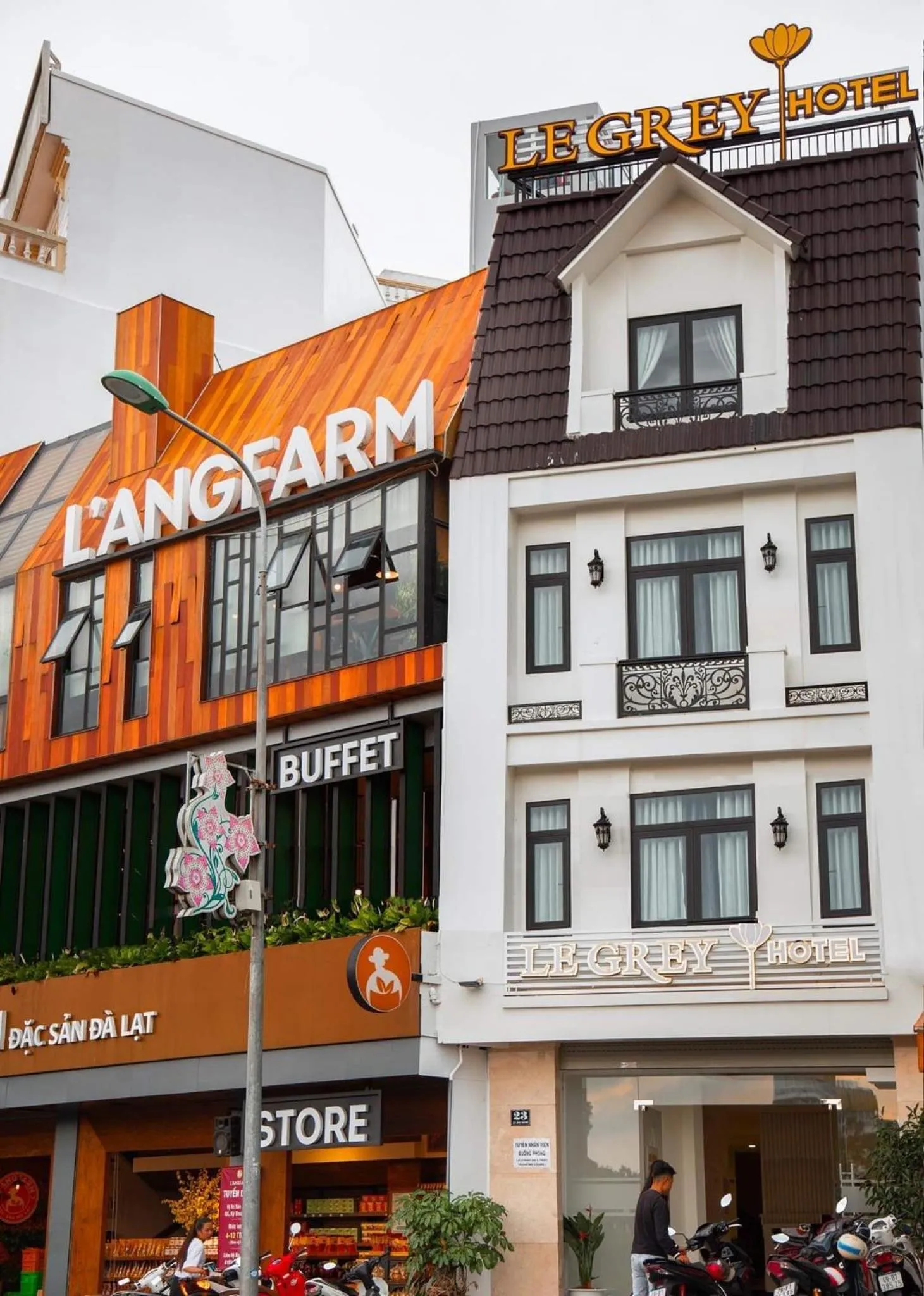 Property building in Le Grey Dalat Hotel