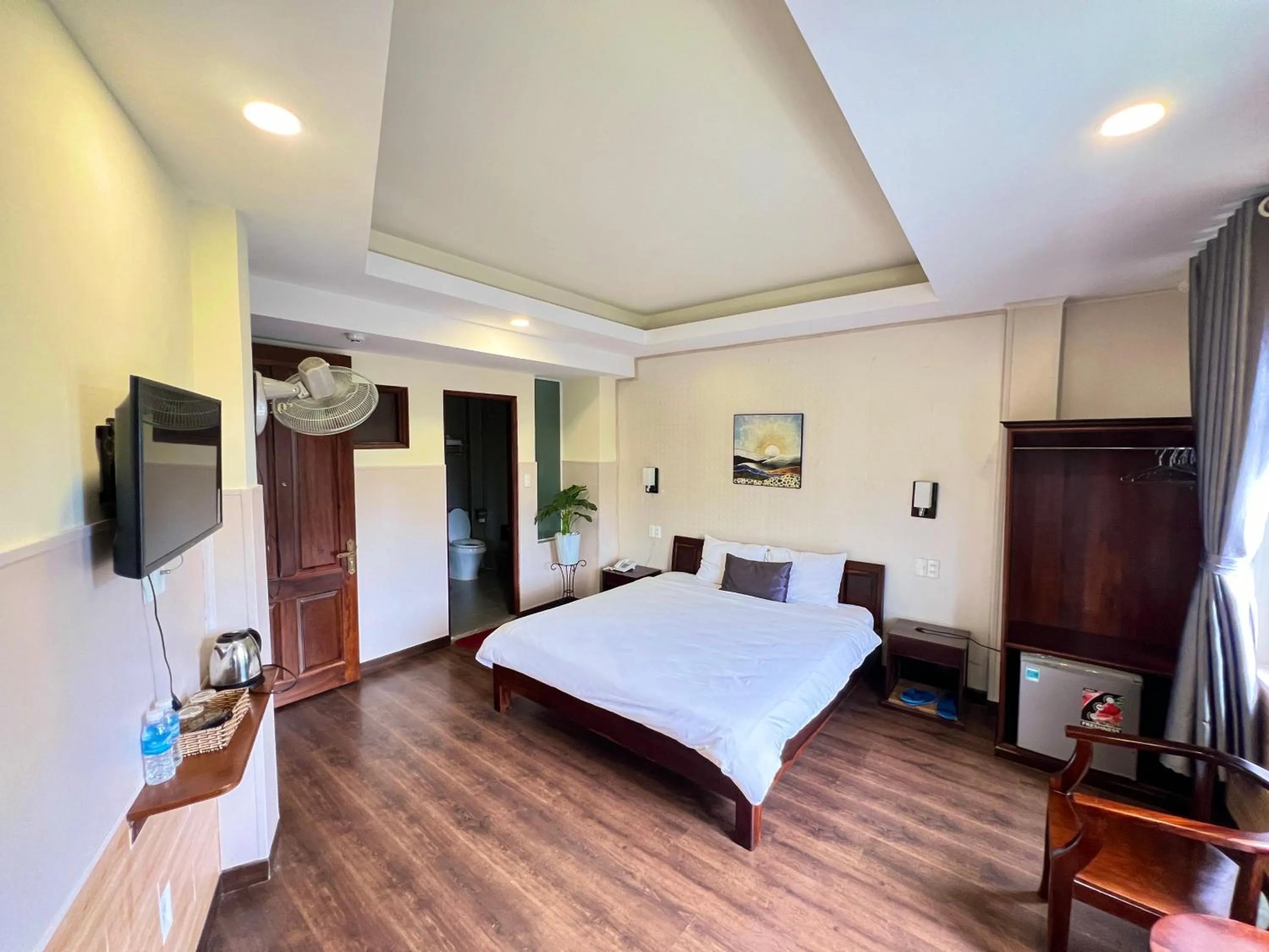 Bed in Le Grey Dalat Hotel