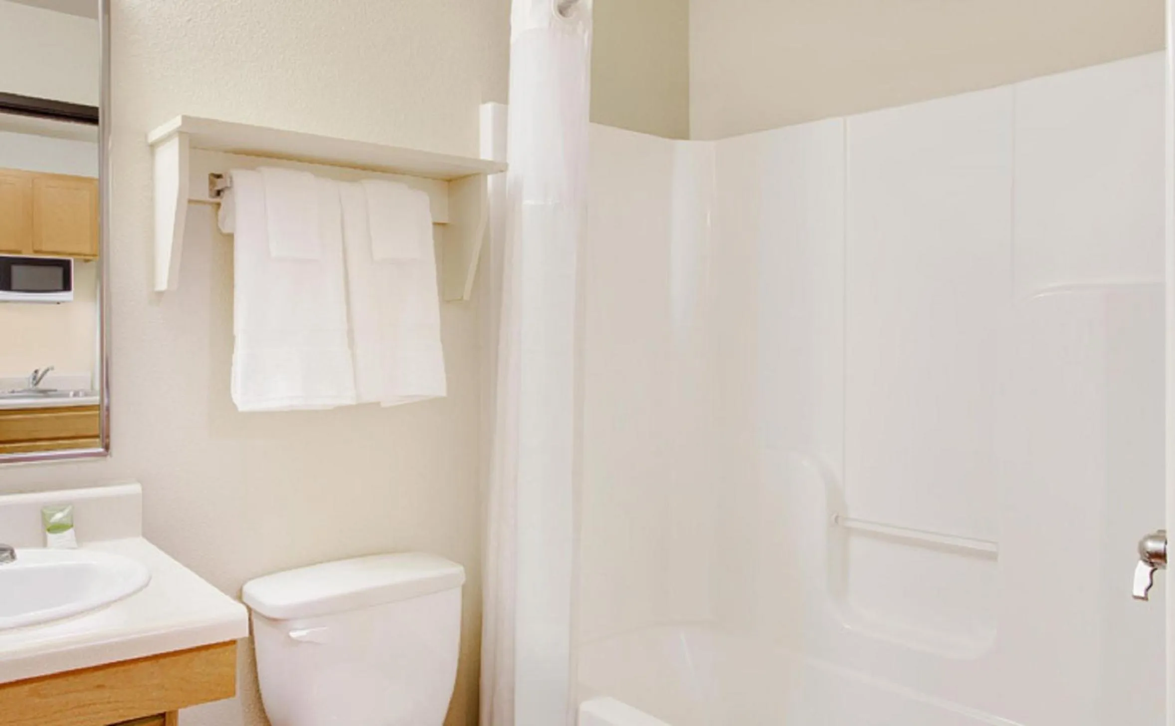 Bathroom in WoodSpring Suites Louisville Southeast