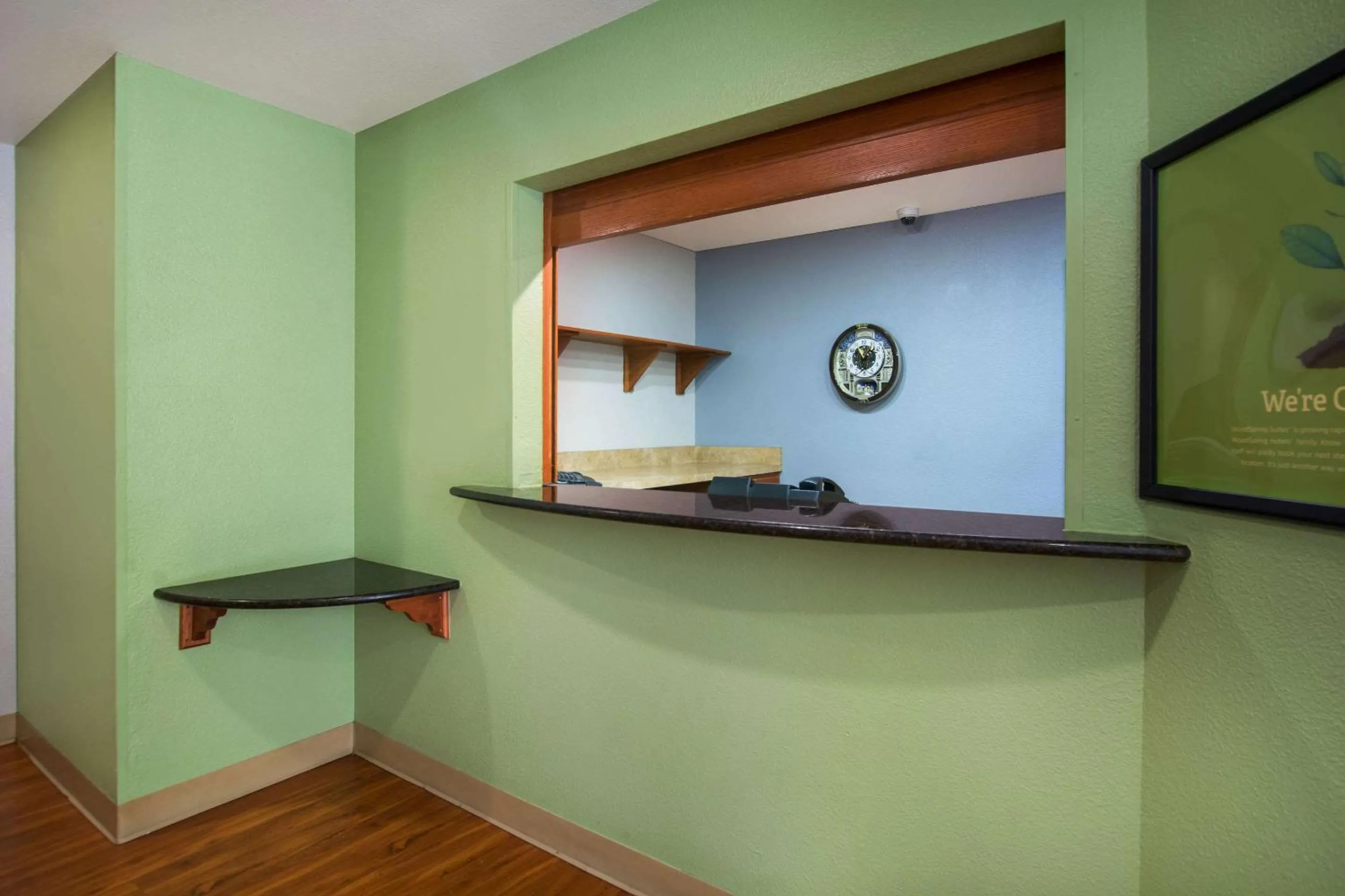 Lobby or reception in WoodSpring Suites Louisville Southeast