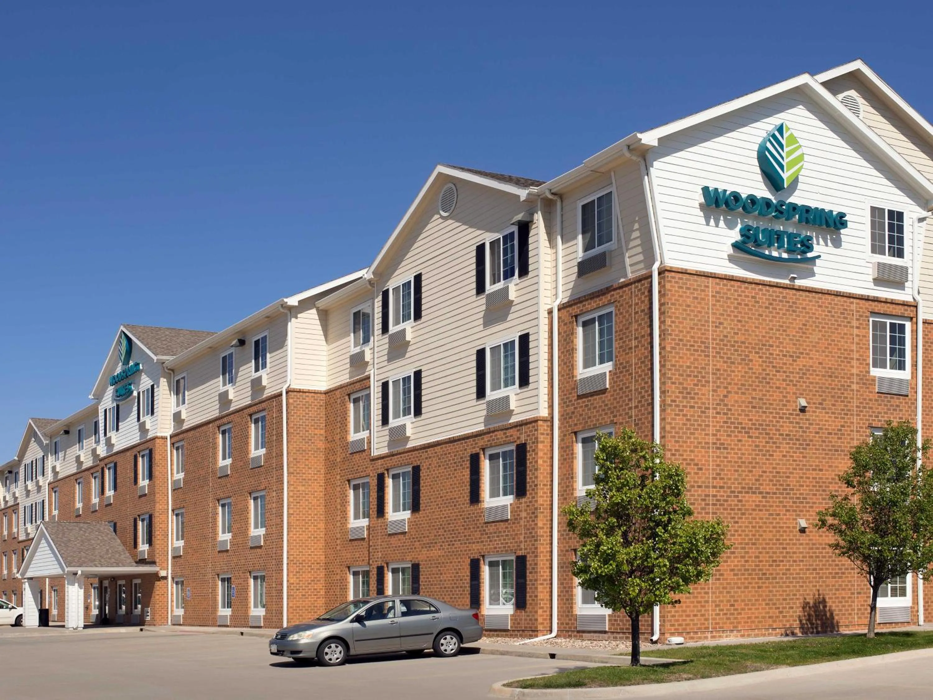 Property building in WoodSpring Suites Omaha Bellevue, an Extended Stay Hotel