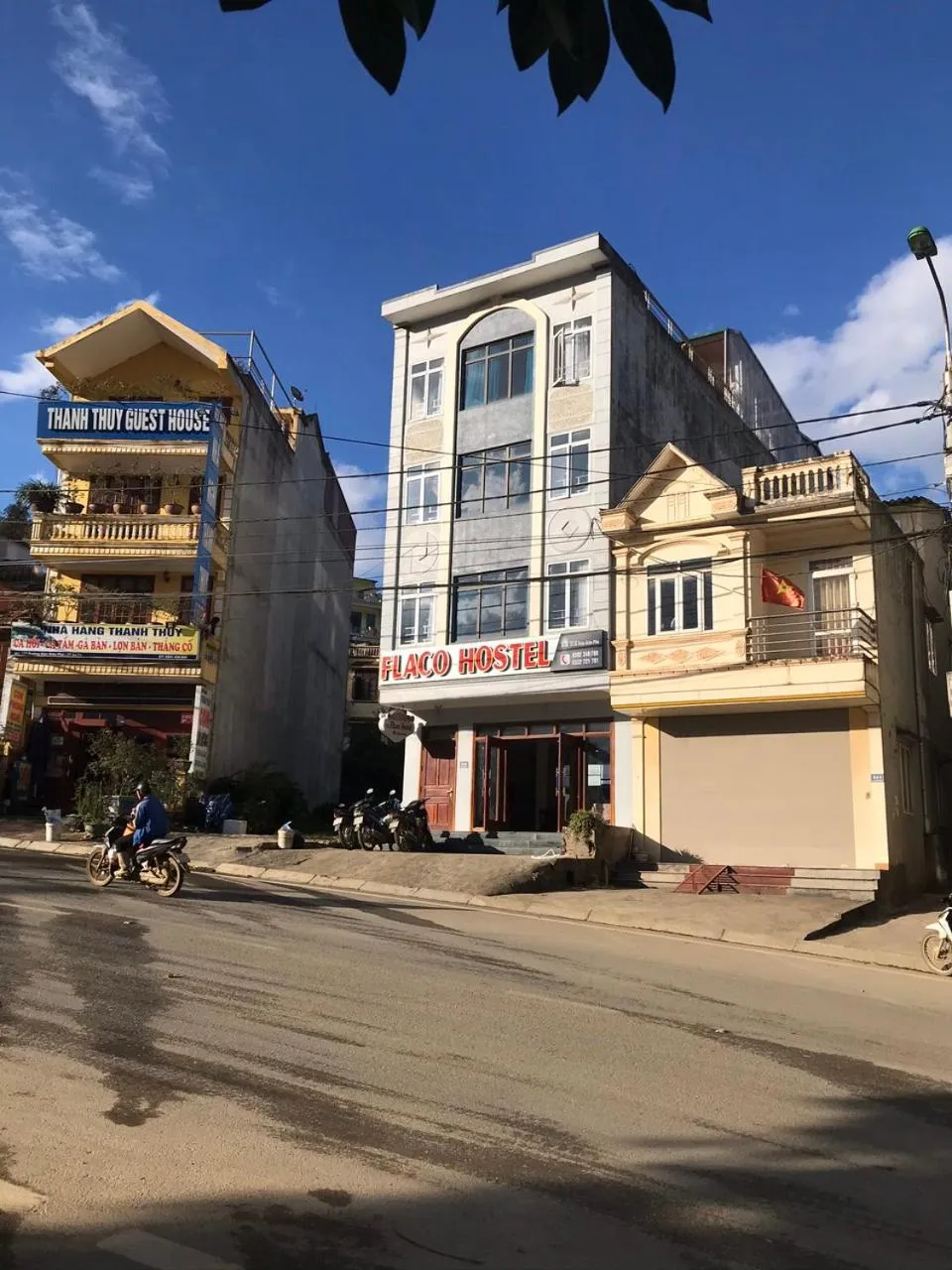 Property building in Flaco Hostel Sapa