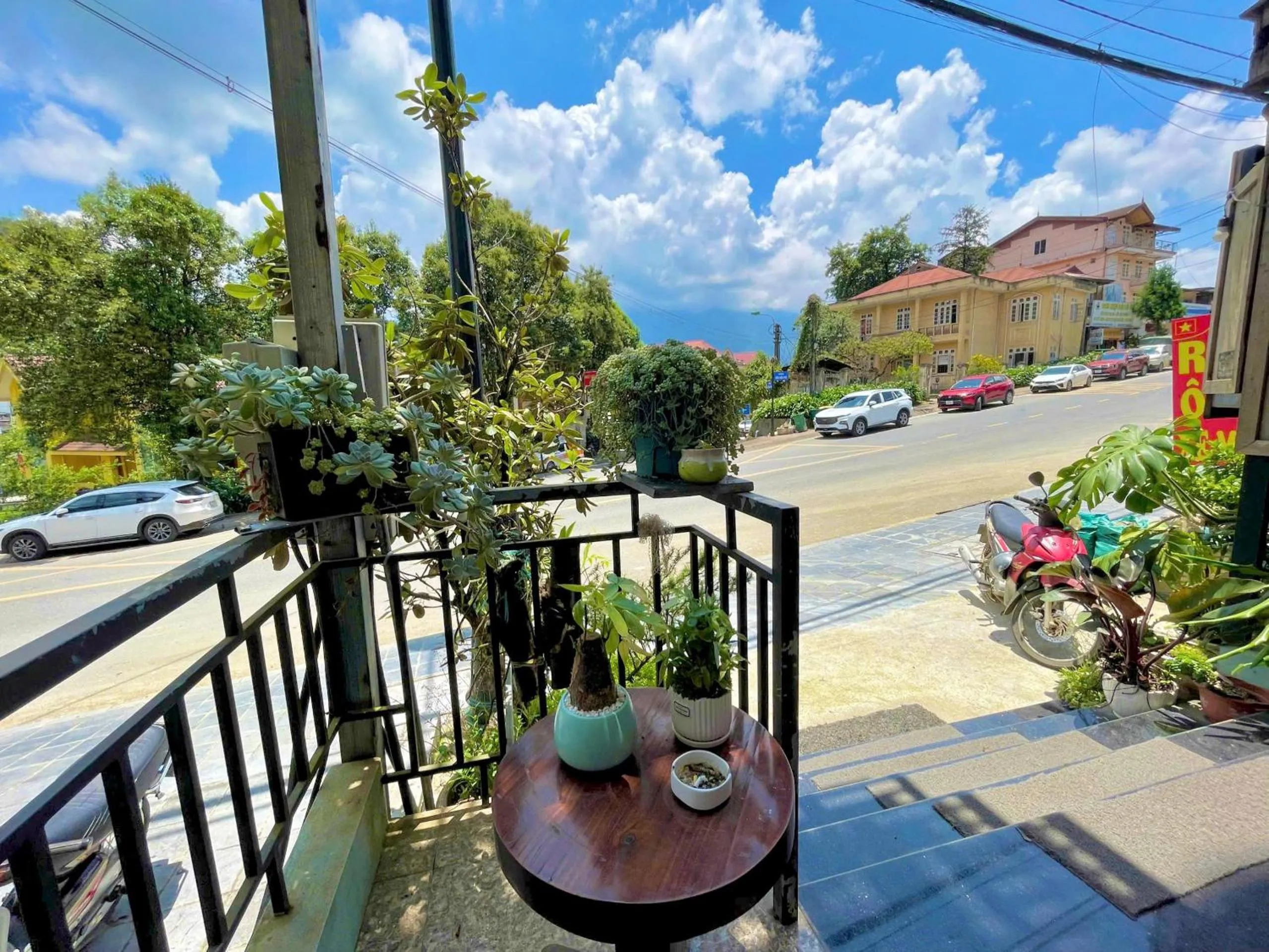 Balcony/Terrace in Flaco Hostel Sapa