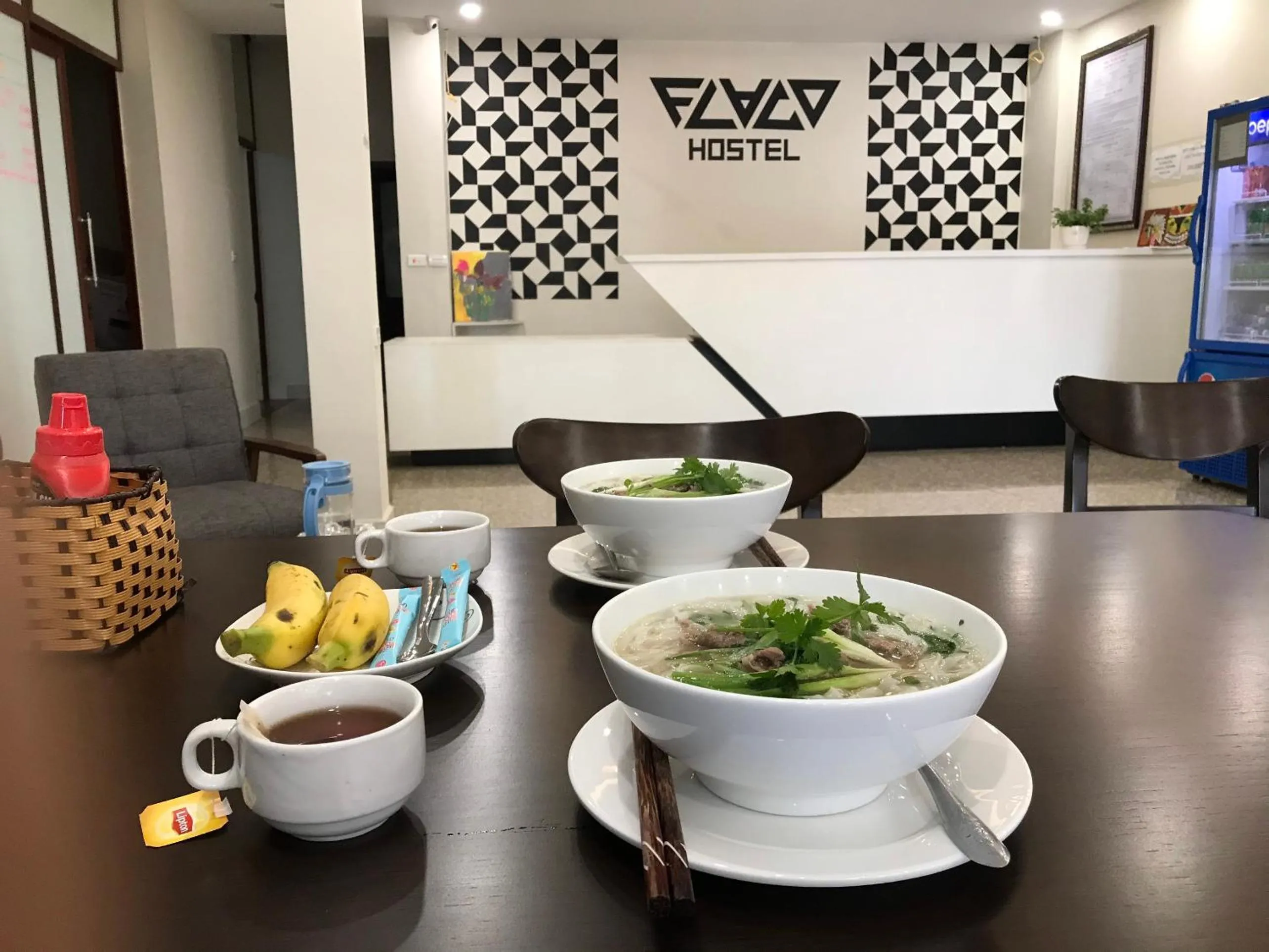 Breakfast in Flaco Hostel Sapa