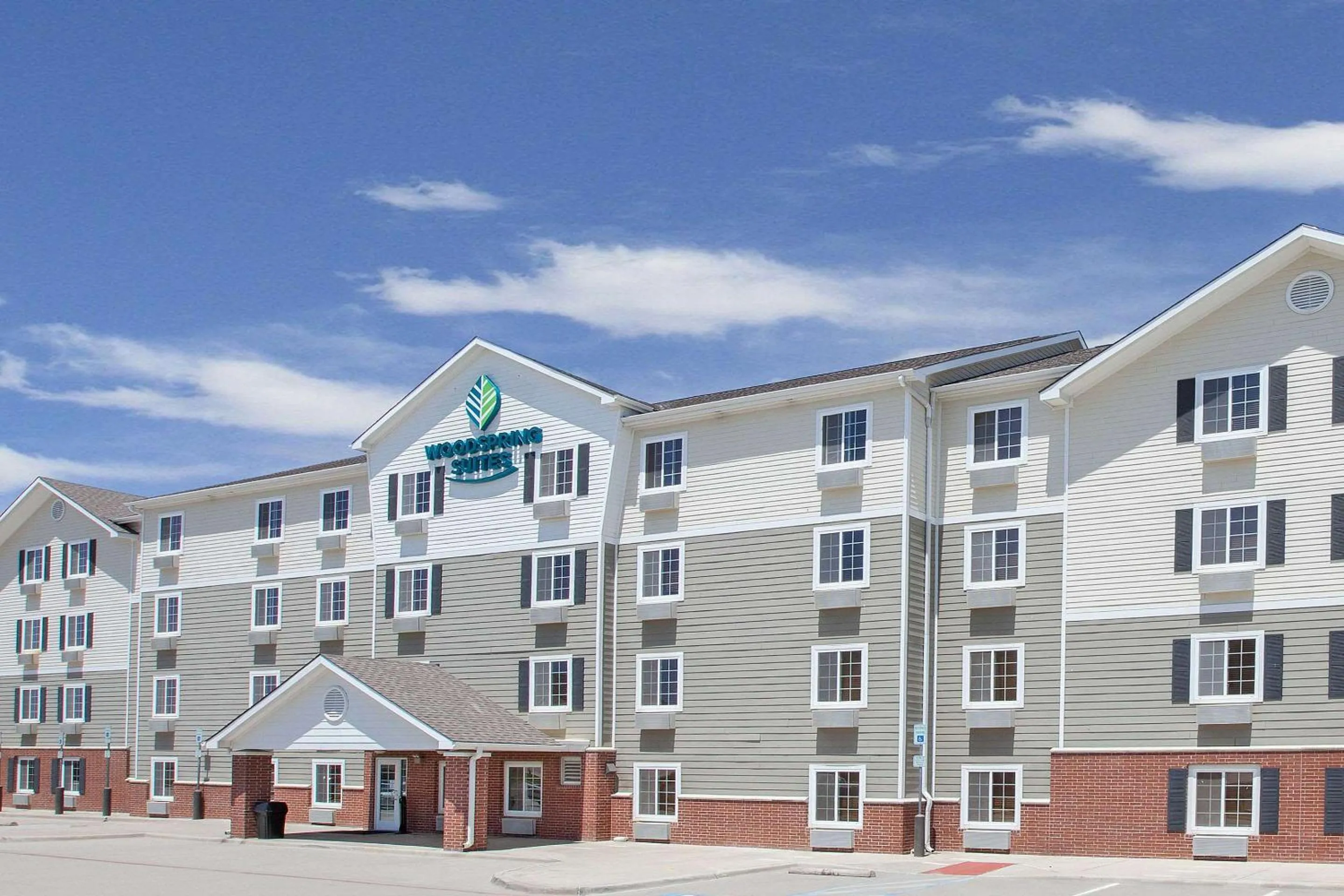 Property building in WoodSpring Suites Denton