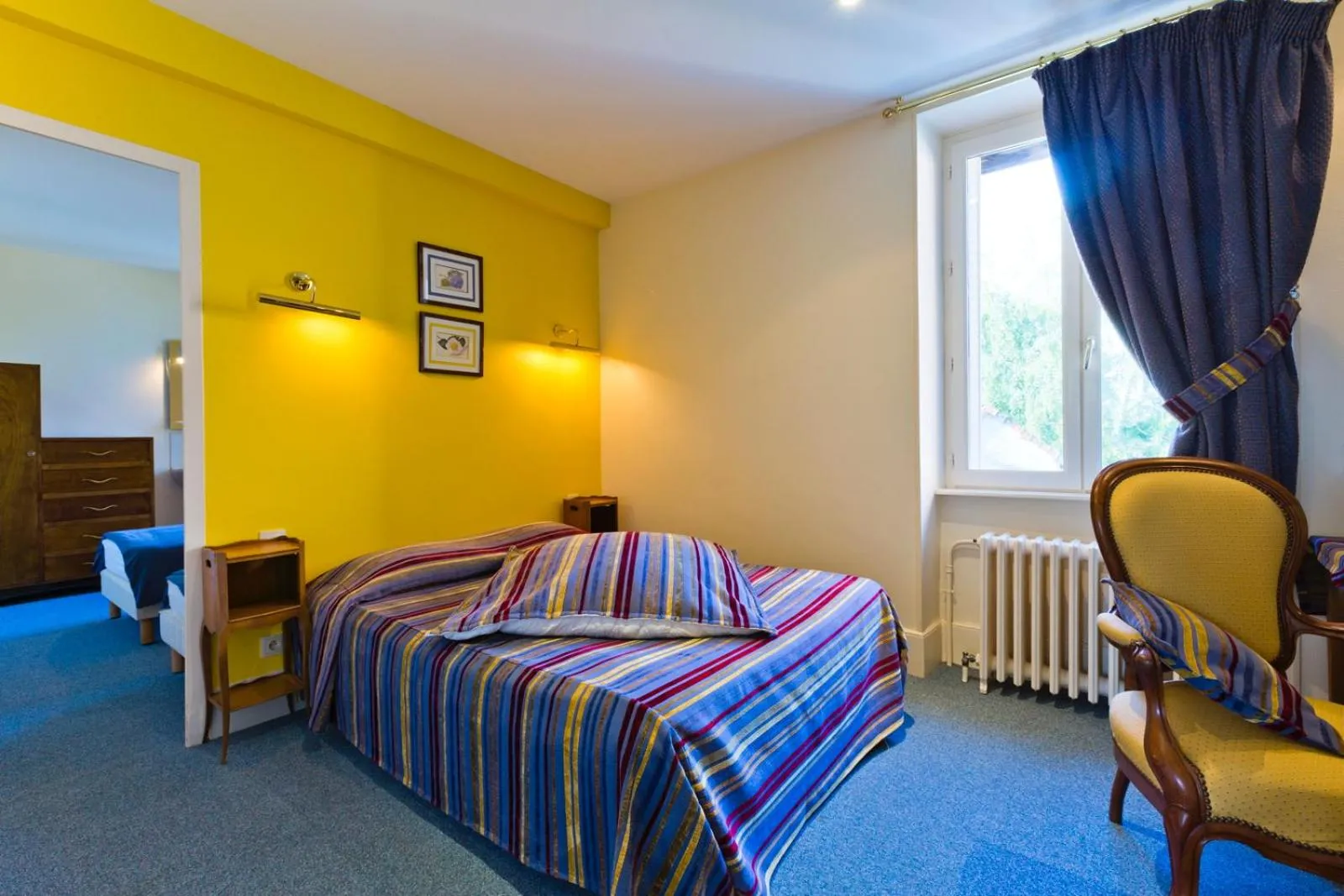 Bed in Relais d'Auvergne