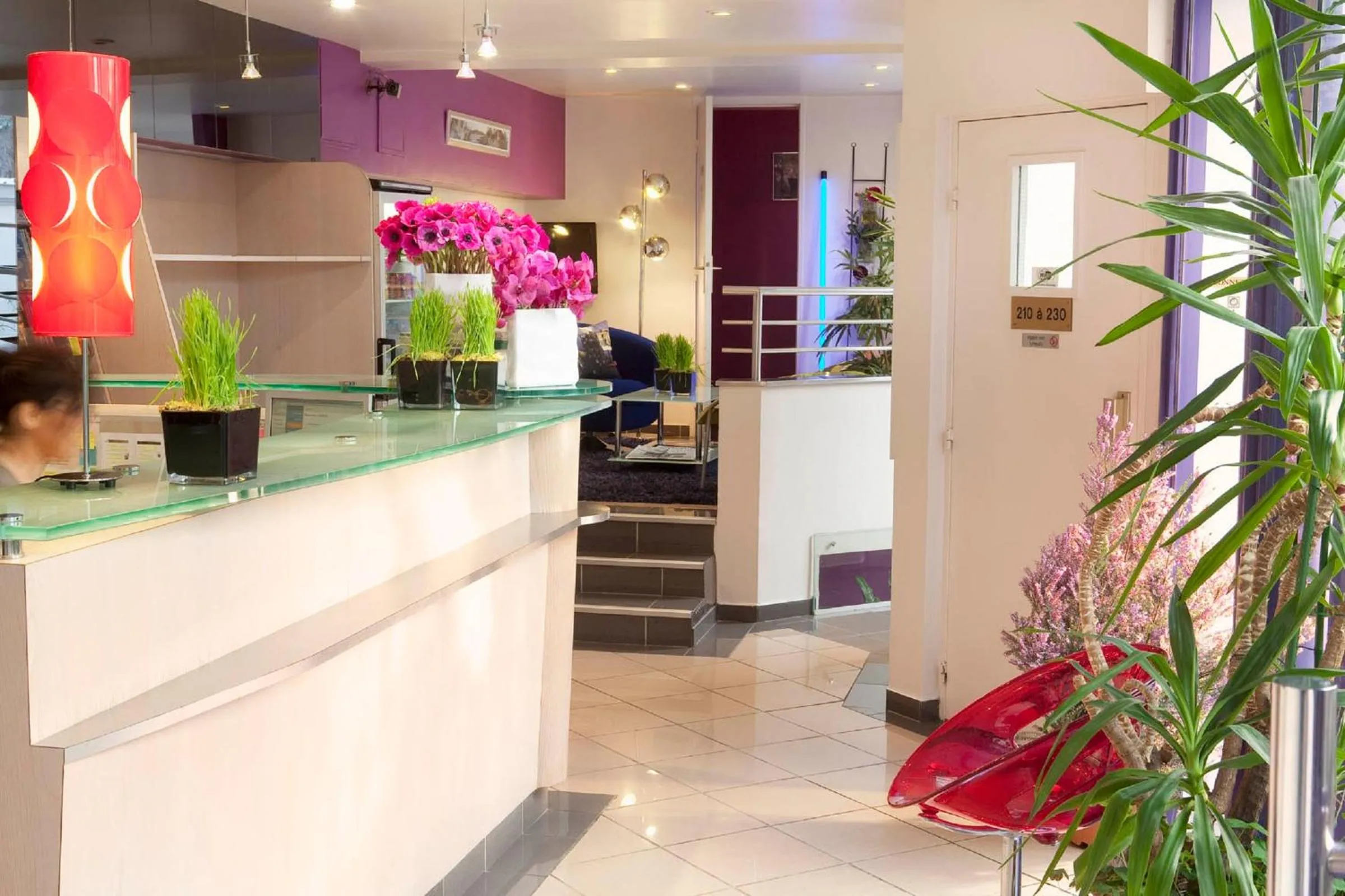 Lobby or reception in Le Hameau de Passy