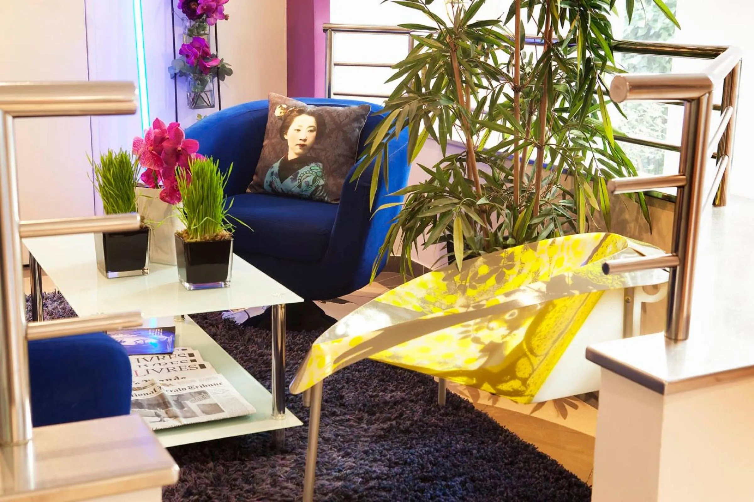 Lobby or reception in Le Hameau de Passy