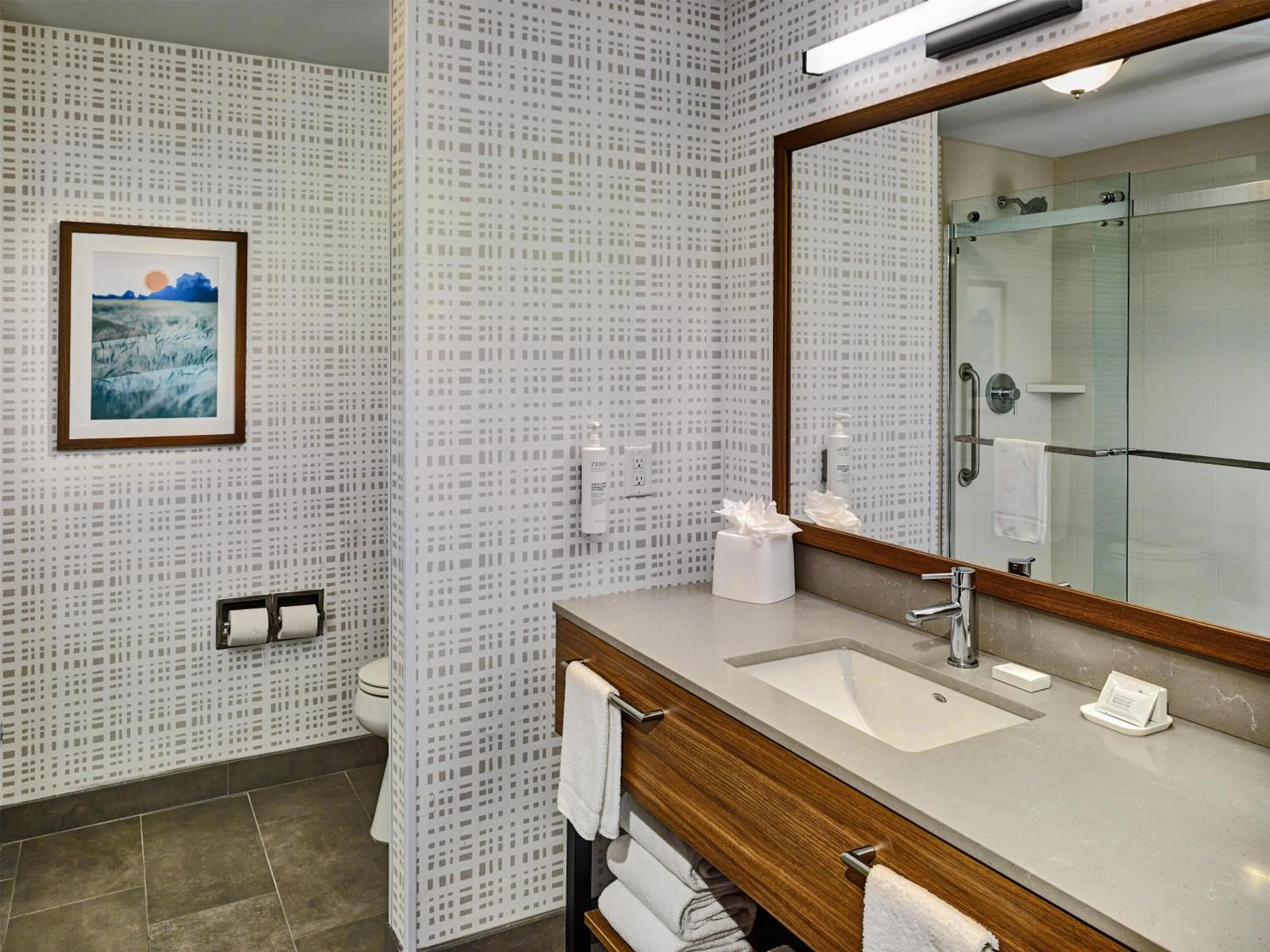 Bathroom in Hampton Inn Pigeon Forge