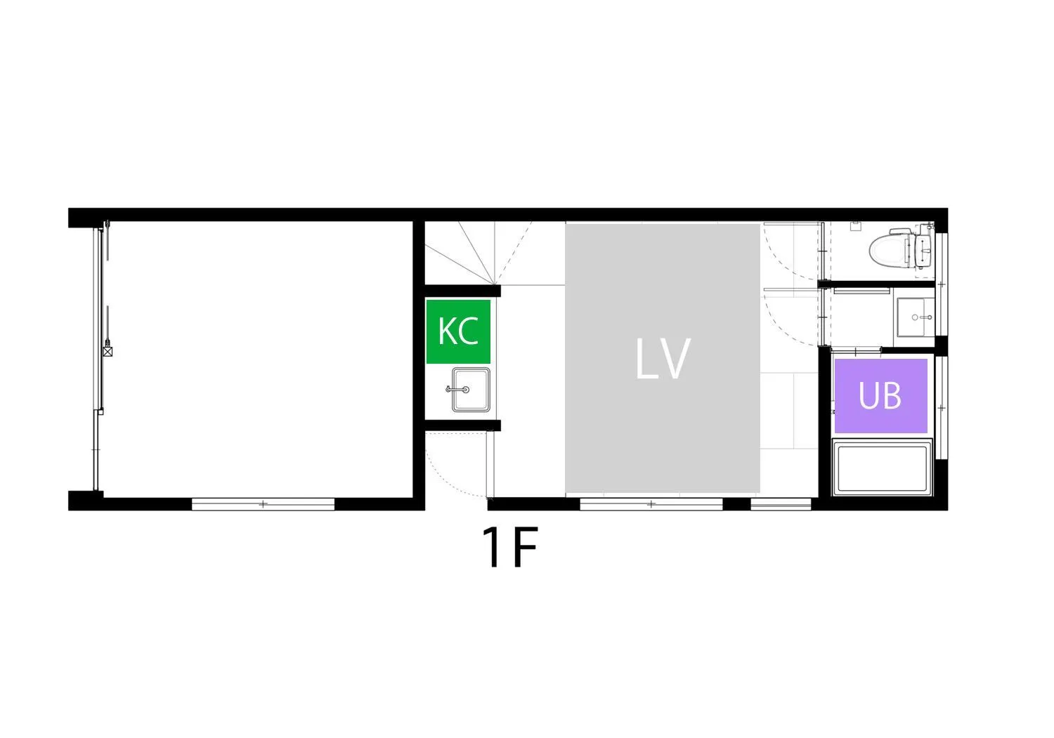 Floor plan in SMILE STAY Shinnakano