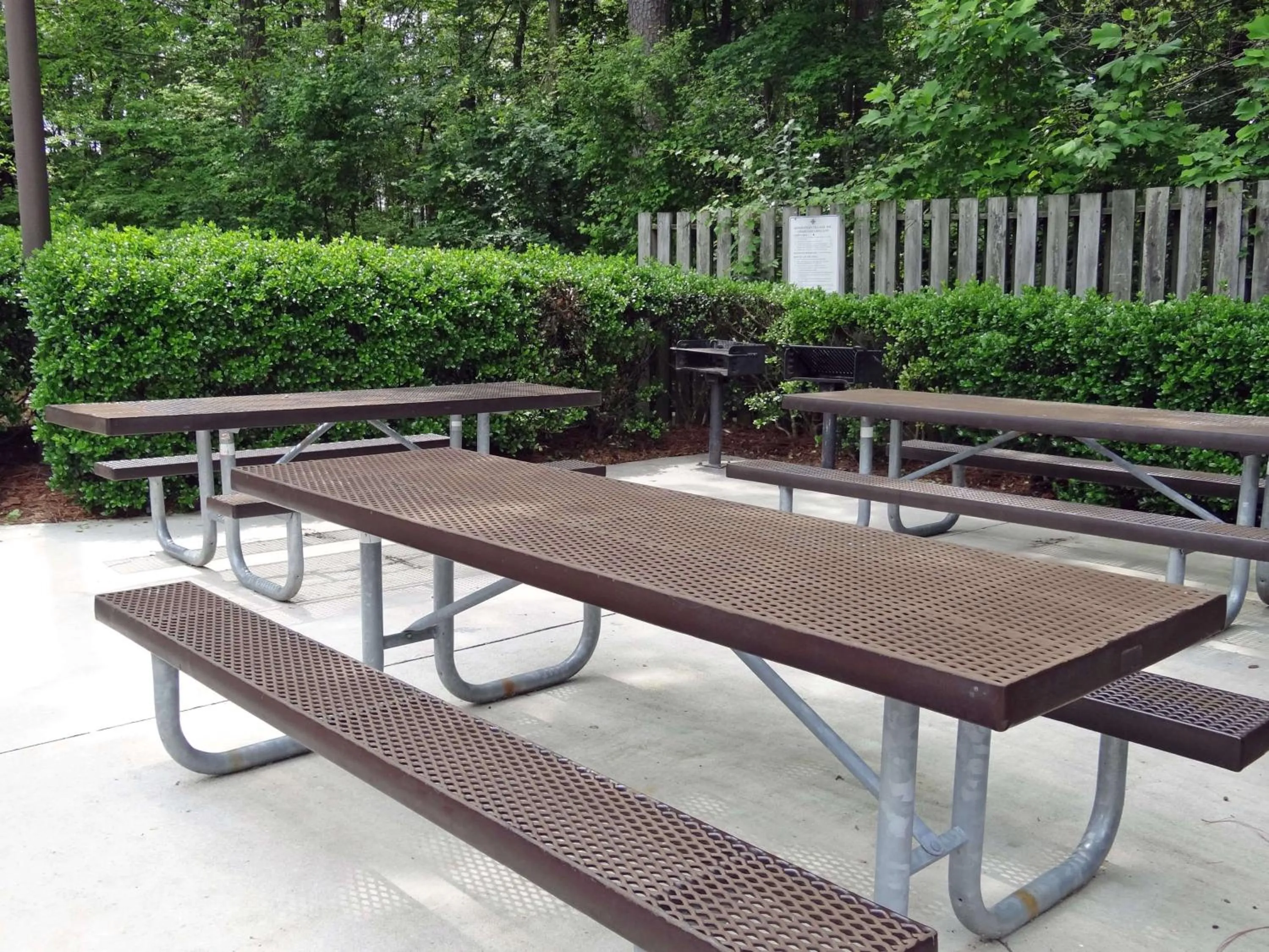 Patio in Extended Stay America Suites - Raleigh - North Raleigh - Wake Forest Road
