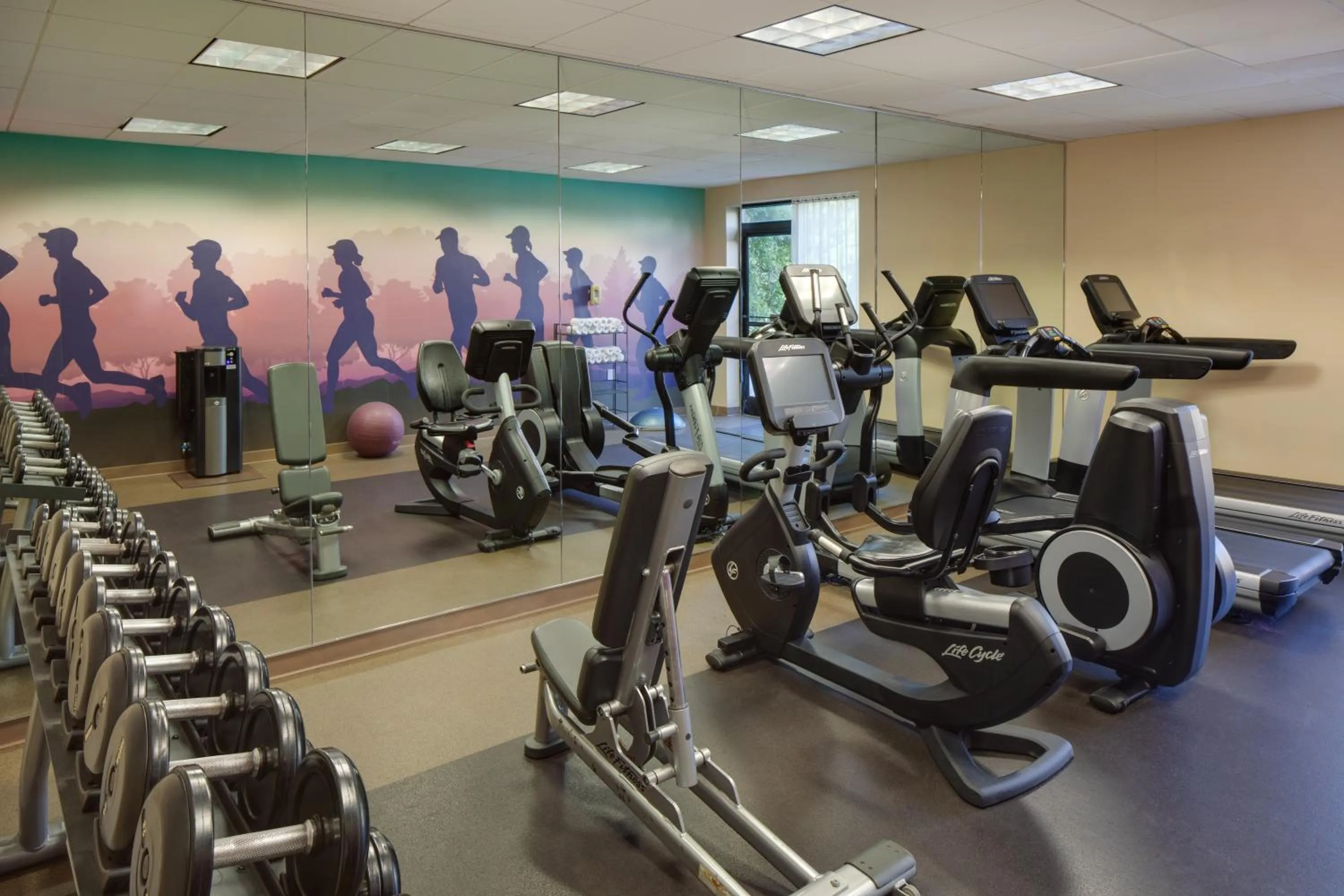 Fitness centre/facilities in Hyatt Place Princeton