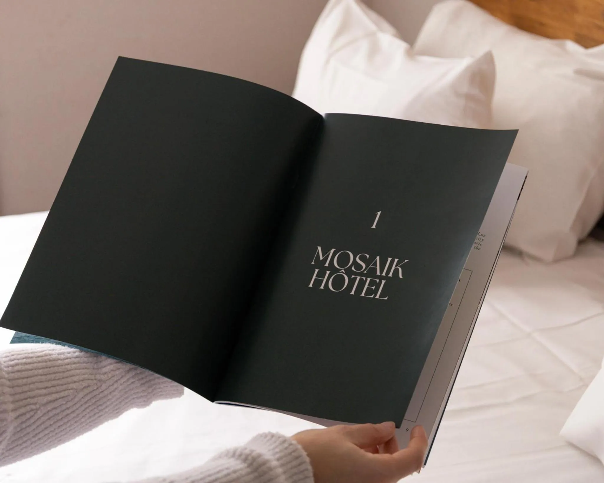 Lobby or reception in Mosaik hotel