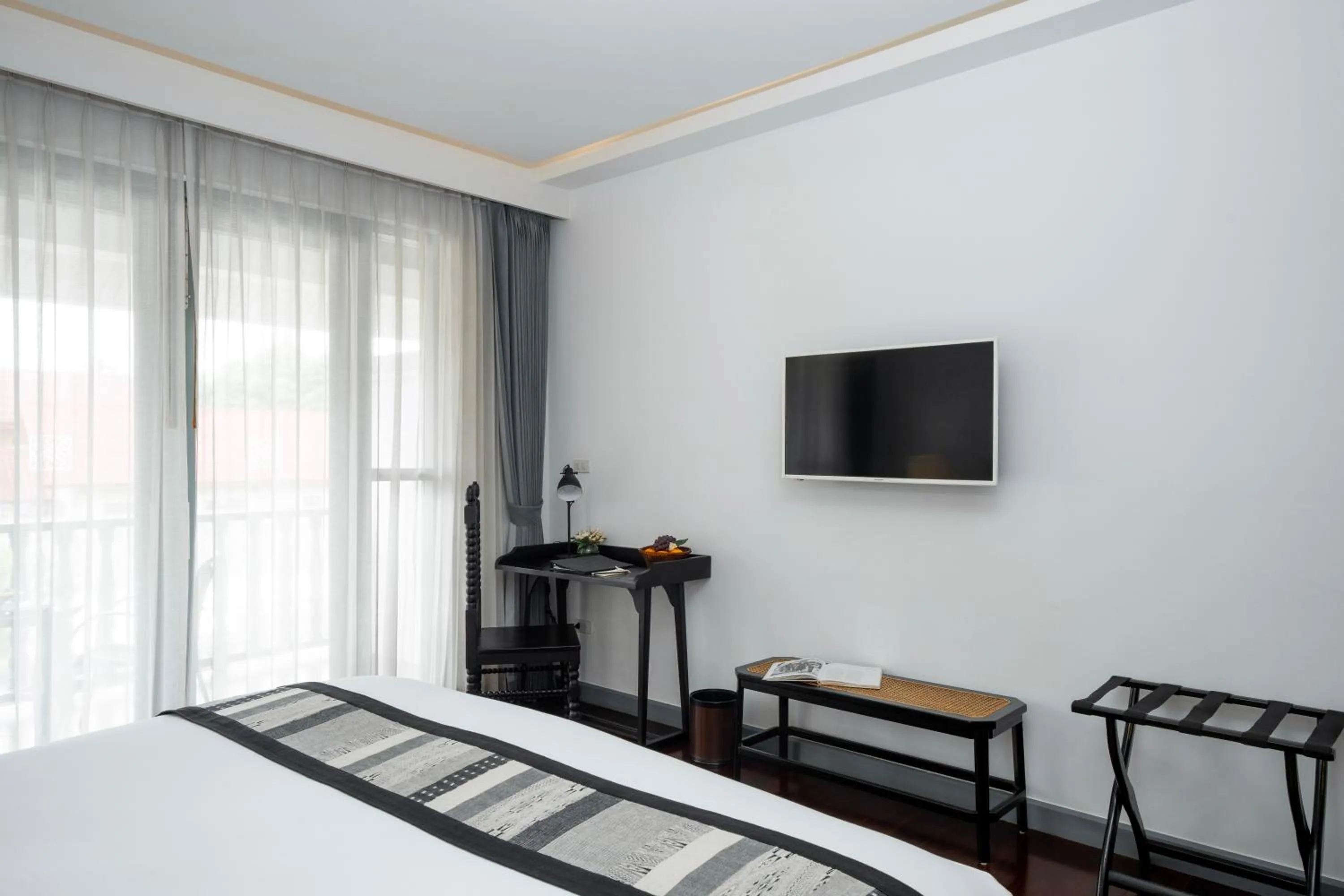 Bedroom, Bed in Souphattra Hotel Luang Prabang