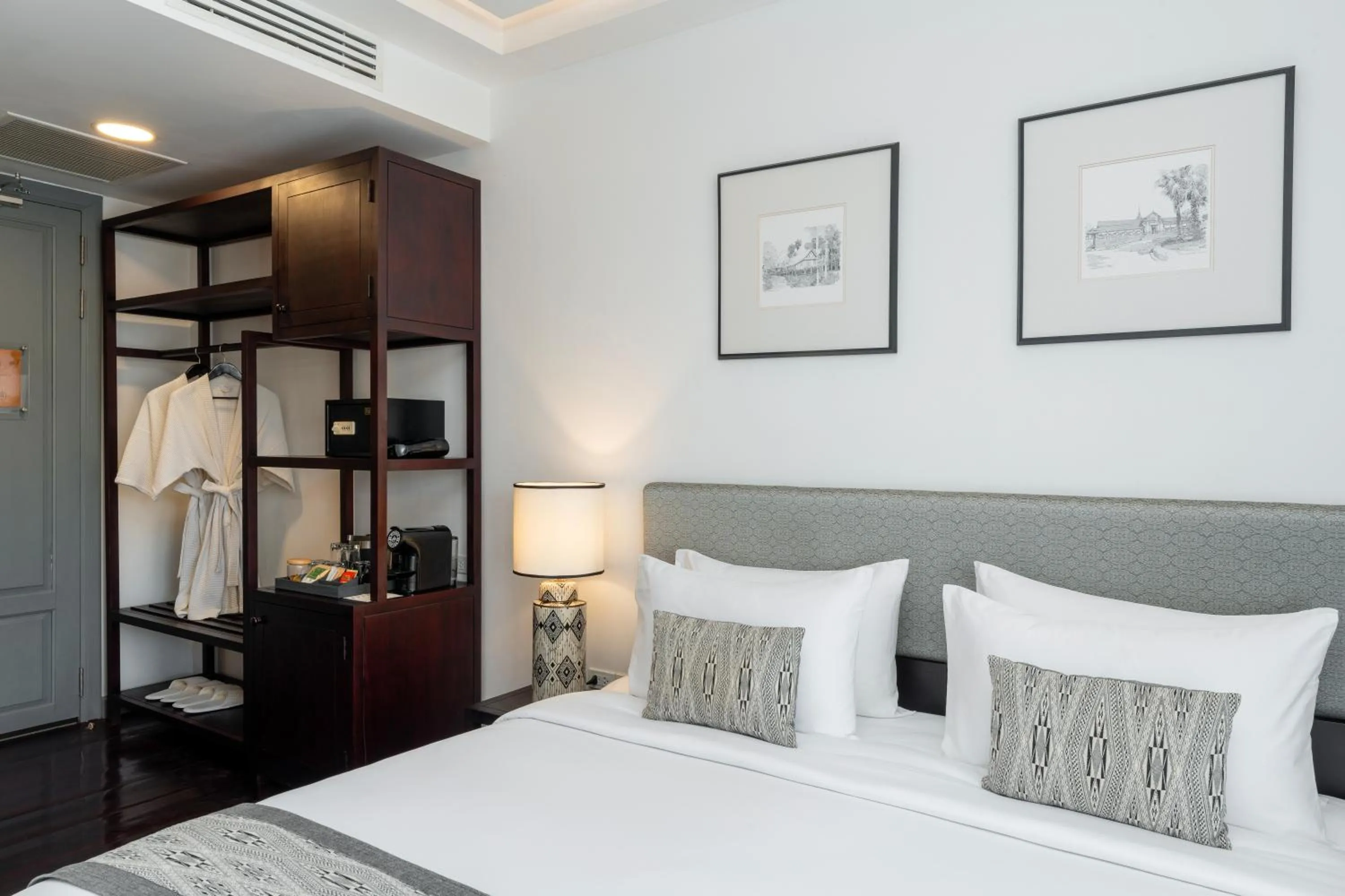 Bedroom, Bed in Souphattra Hotel Luang Prabang