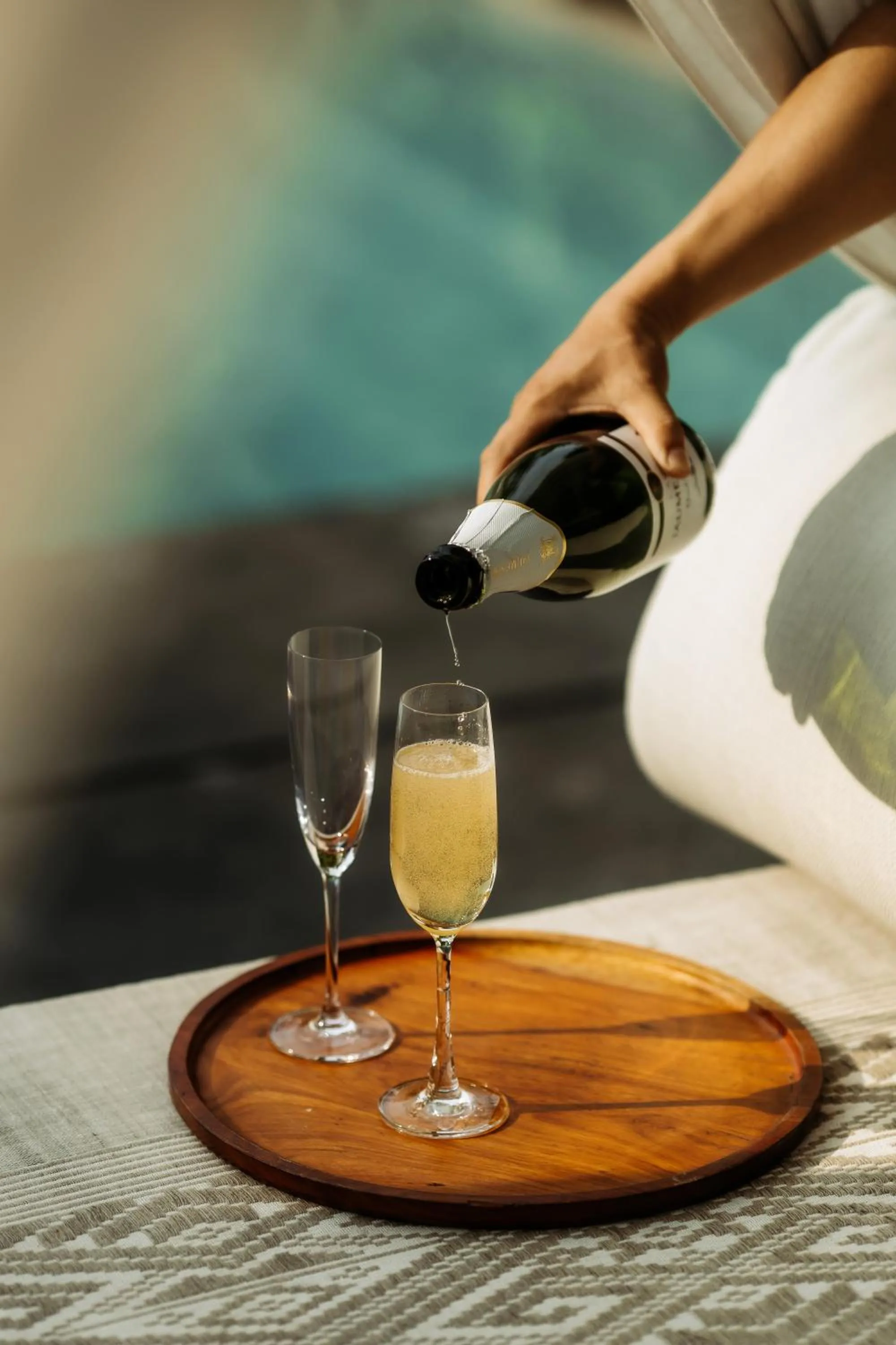 Drinks in Souphattra Hotel Luang Prabang