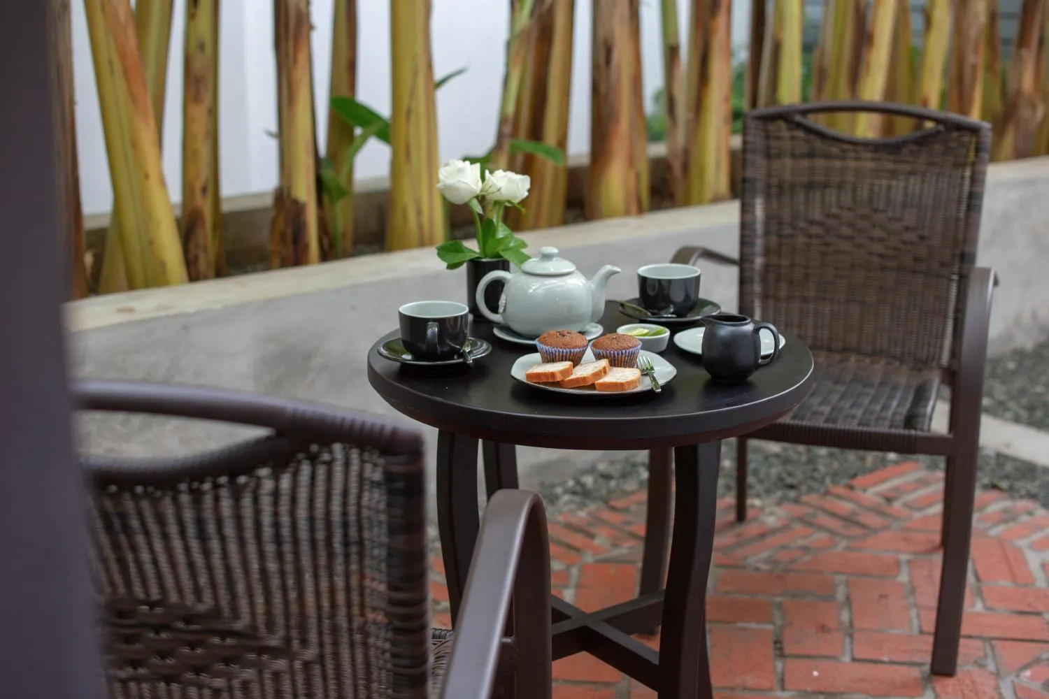 Breakfast in Souphattra Hotel Luang Prabang