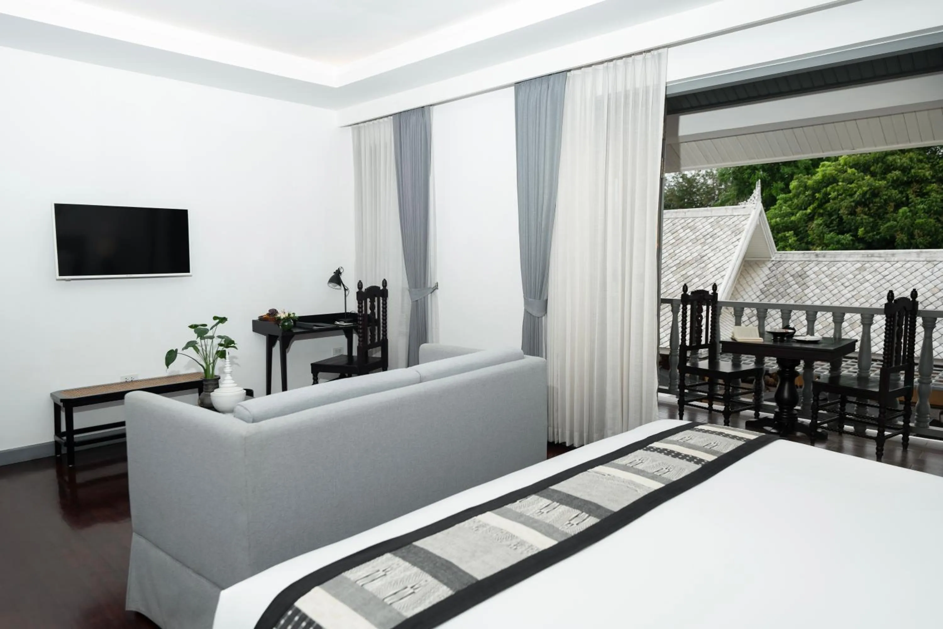 Bedroom, Bed in Souphattra Hotel Luang Prabang