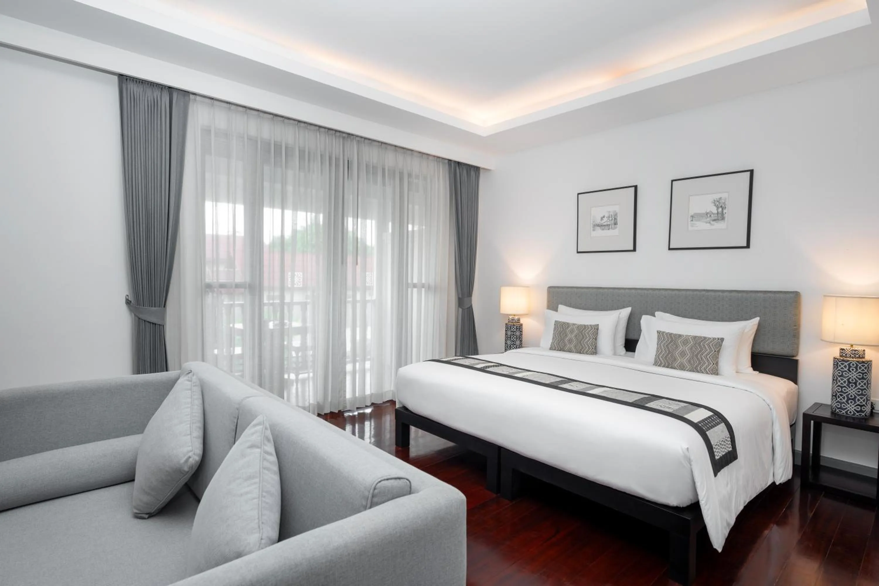 Bedroom, Bed in Souphattra Hotel Luang Prabang