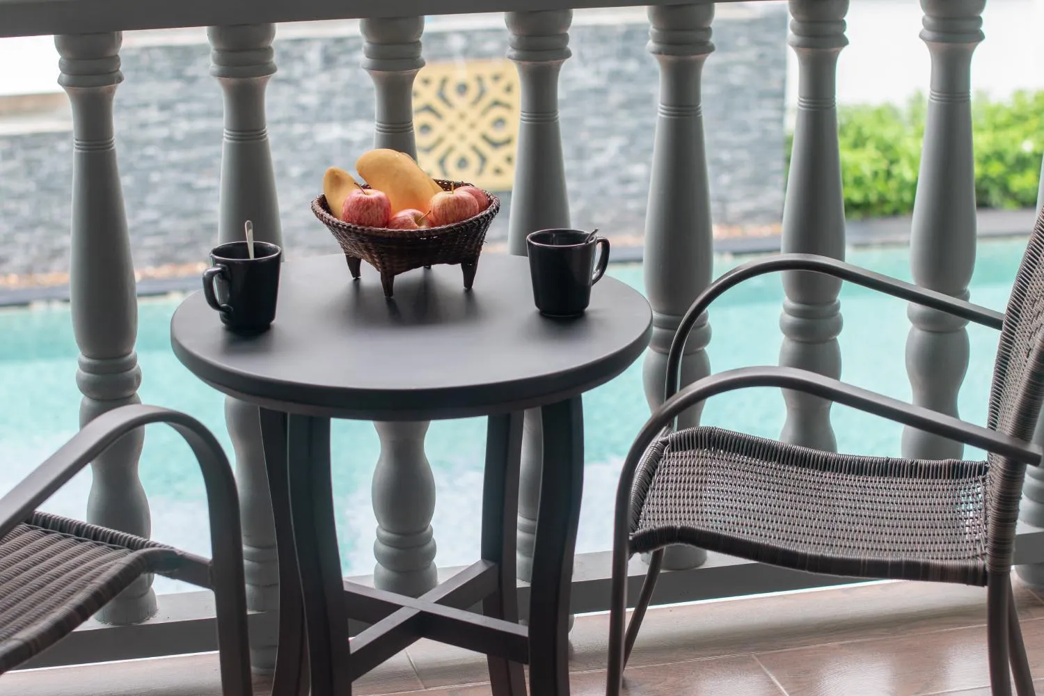 Balcony/Terrace in Souphattra Hotel Luang Prabang