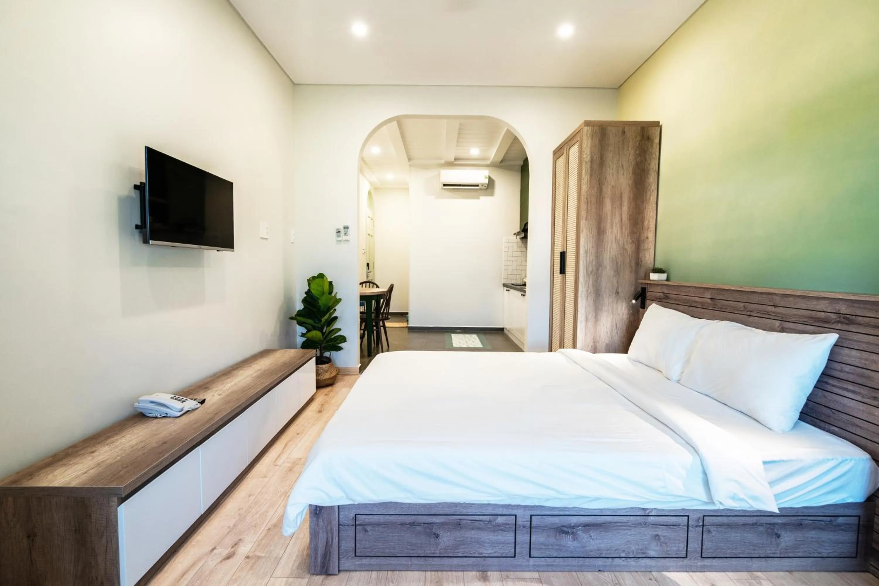 Bed in Mecozy Apartel