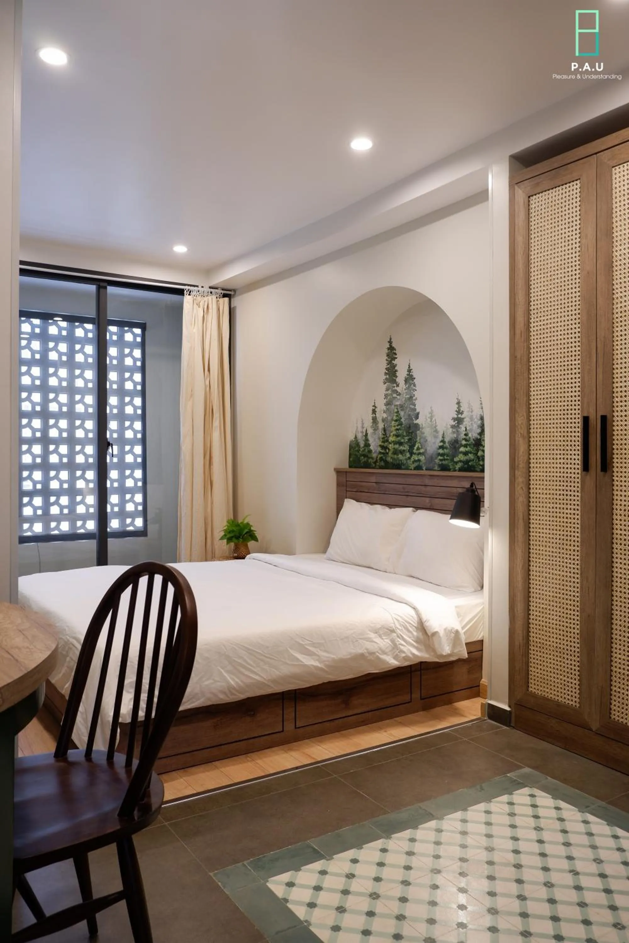 Bed in Mecozy Apartel