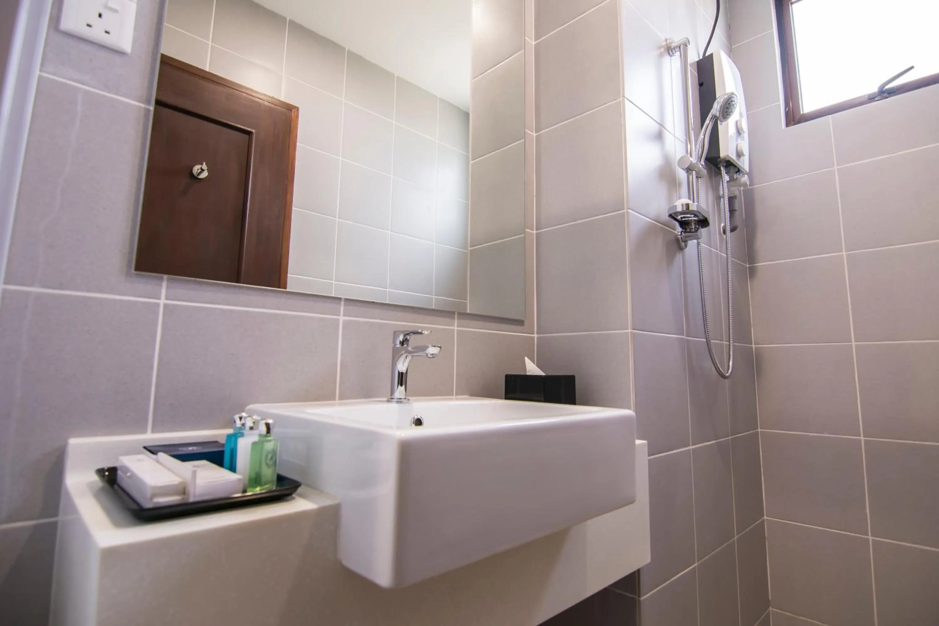 Shower in Royale Chulan Cherating Chalet