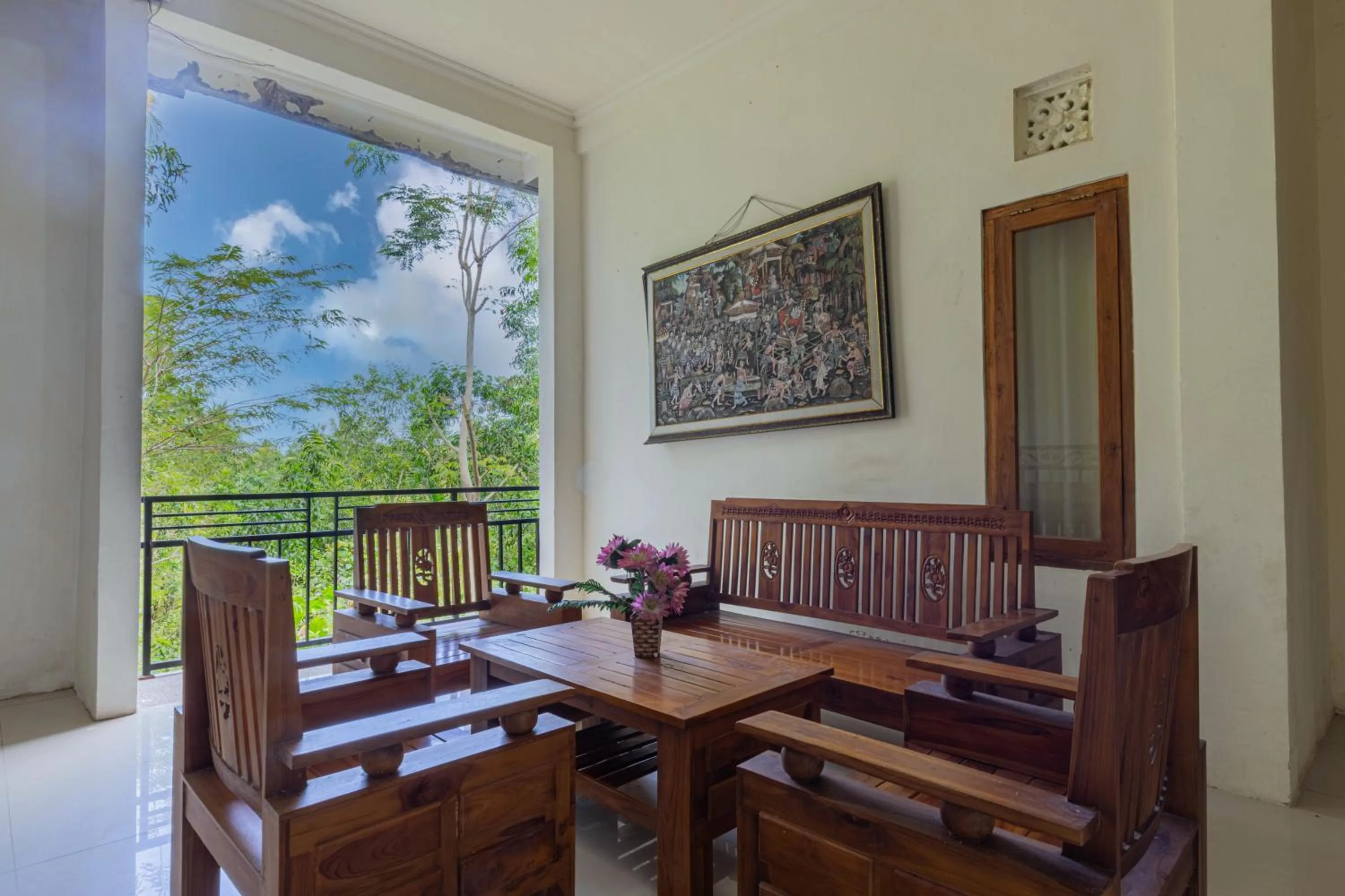 Living room in Sukawati Inn at Crystal Bay