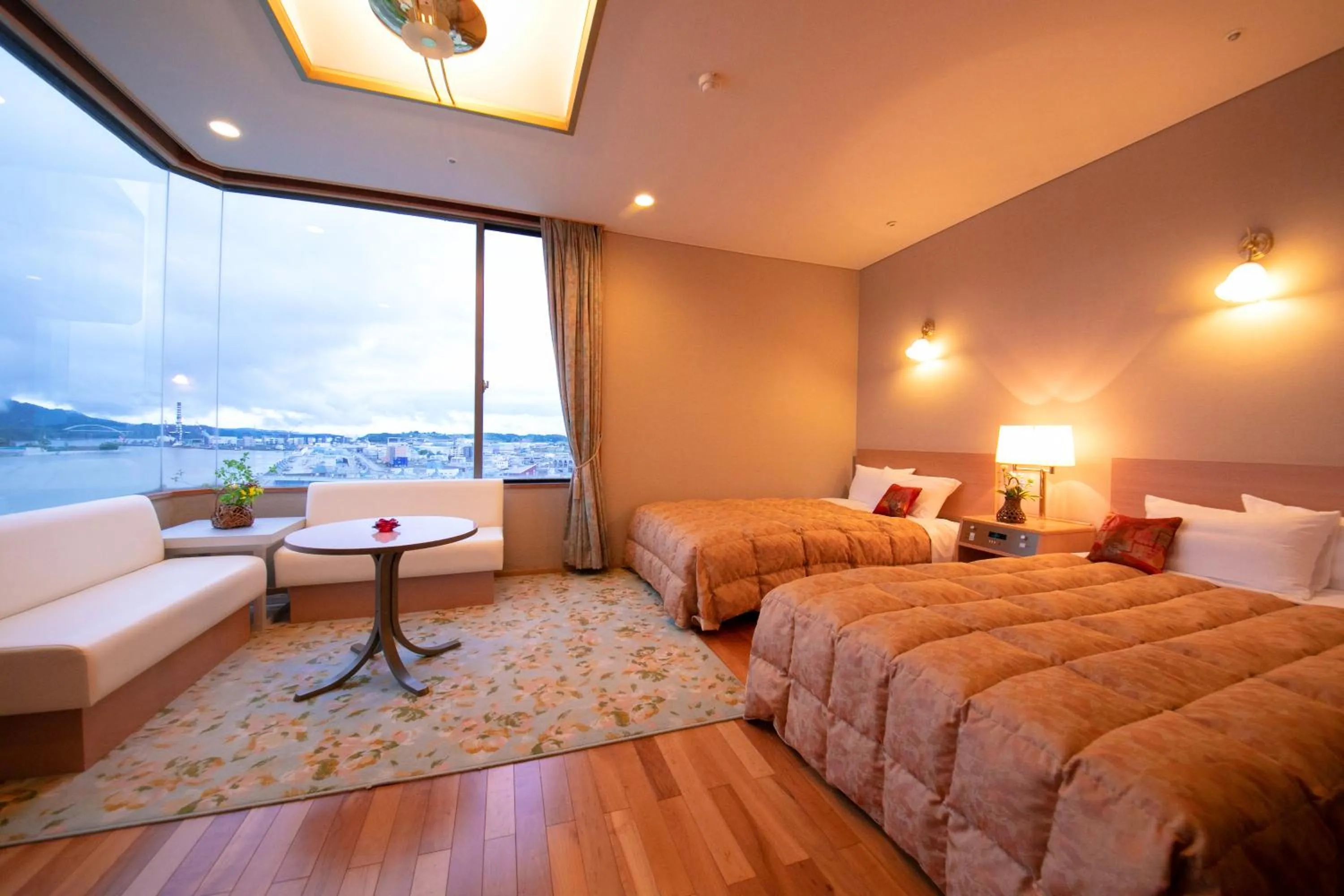 Bedroom, Bed in Kesennuma Plaza Hotel