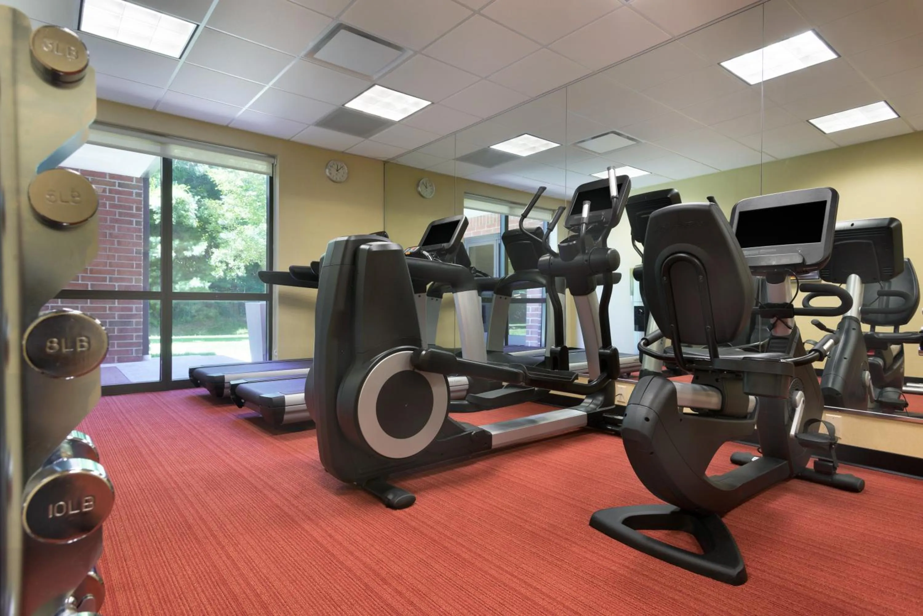 Fitness centre/facilities in Hyatt Place Baltimore Owings Mills